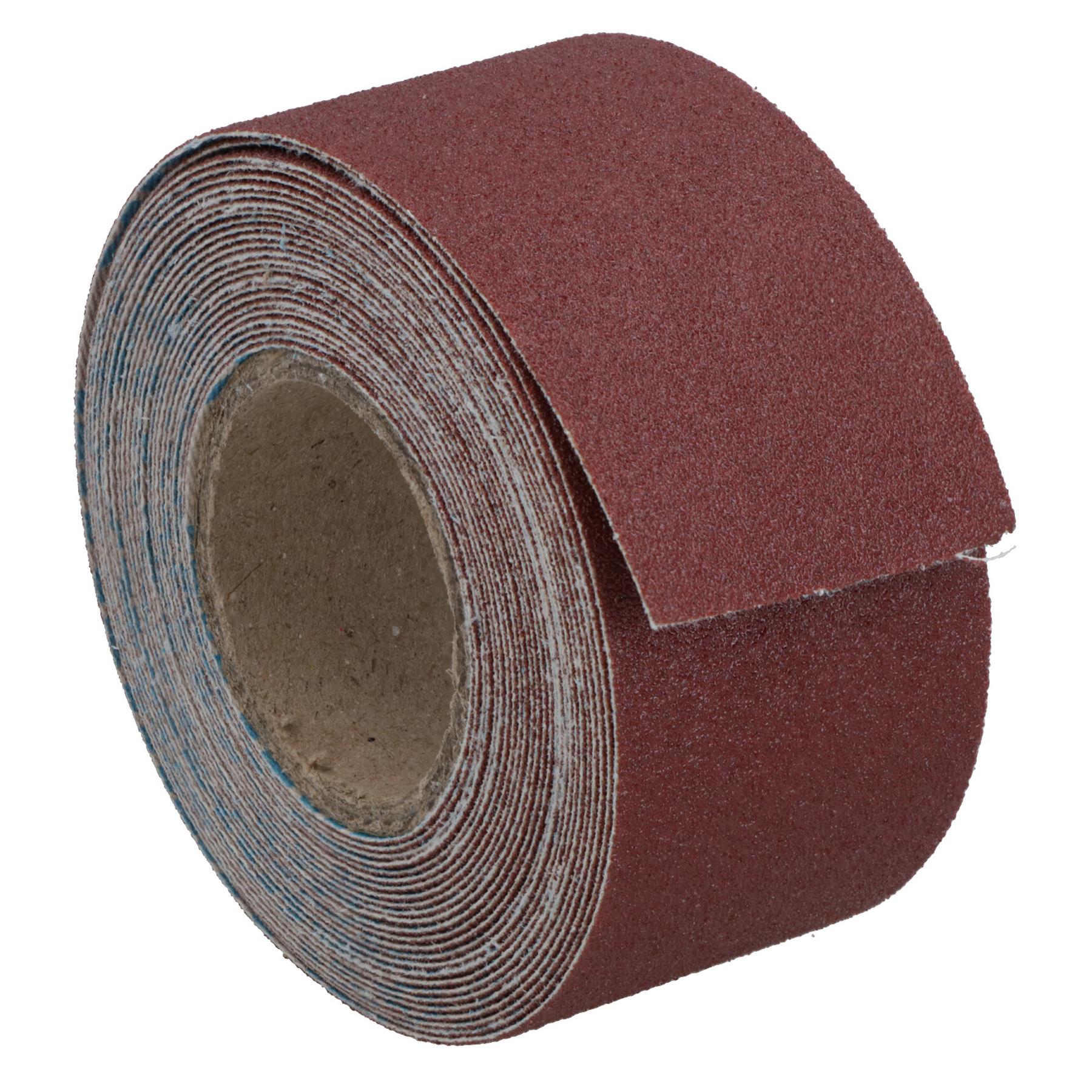 Hoja de lijado abrasiva rollo de tela de esmeril 60-320 grano óxido de aluminio 38 mm de ancho - Imagen 14 de 37
