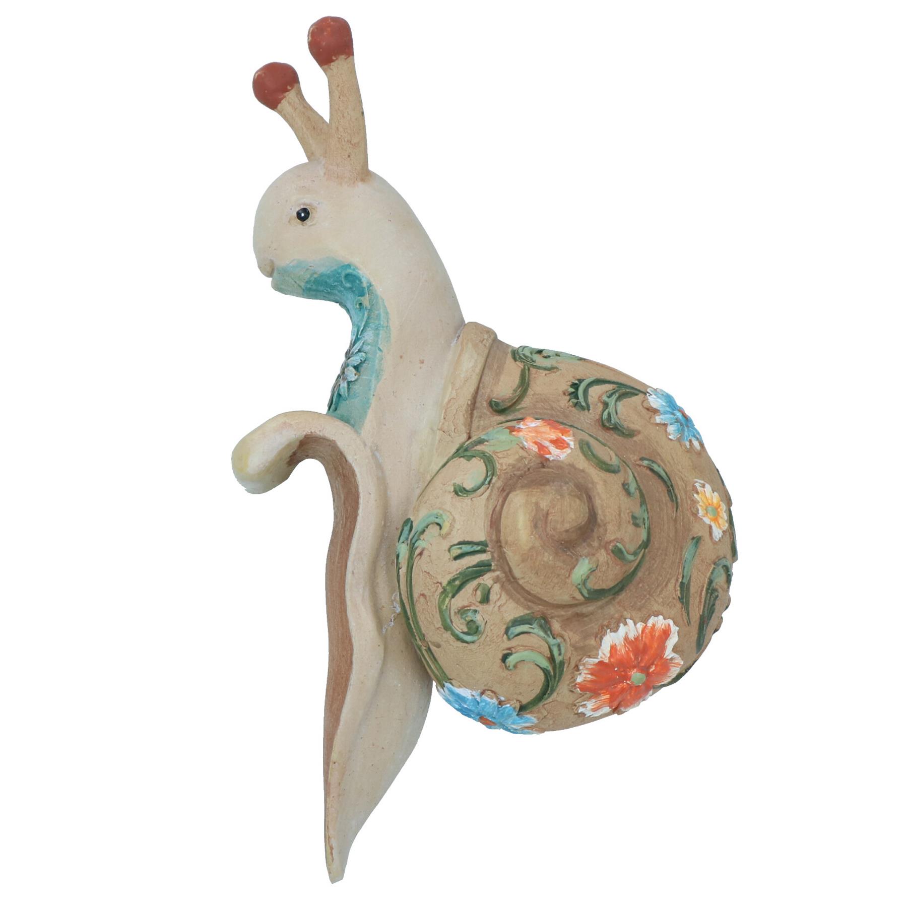 Hedgehog Rabbit Turtle & Snail Plant Pot Hanger Garden Ornament Statue Vase - Picture 17 of 27