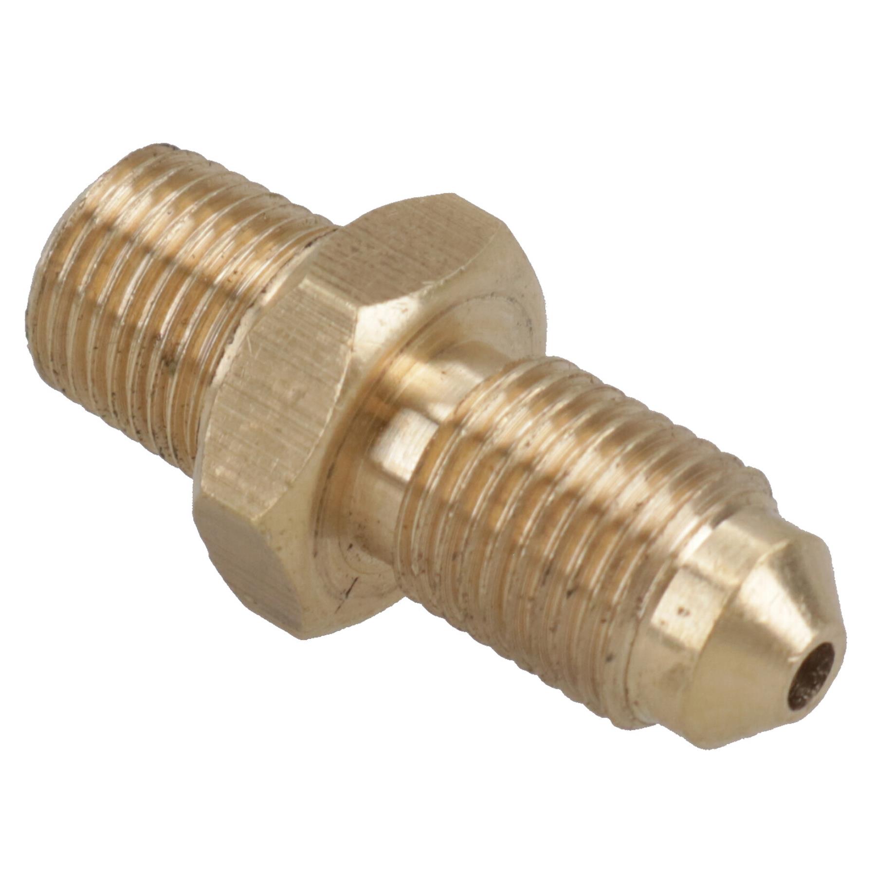 Conector adaptador tubo embrague freno hidráulico latón 1/8 – 1/8 rosca macho - Imagen 16 de 21