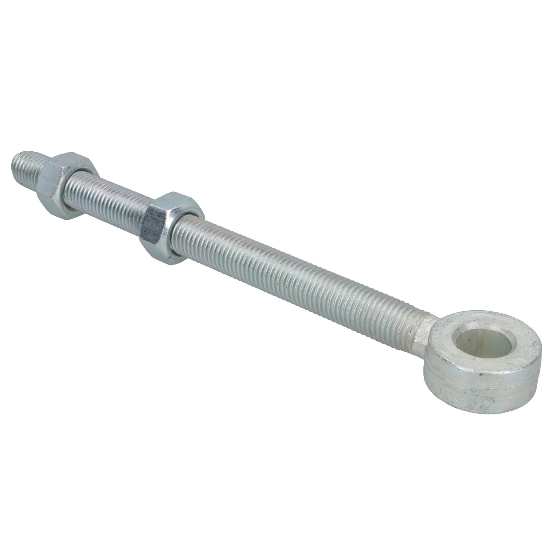 Swing Gate Long Eye Bolts Hinge + Nuts Adjustable Zinc Plated 12mm – 24mm - Picture 54 of 66