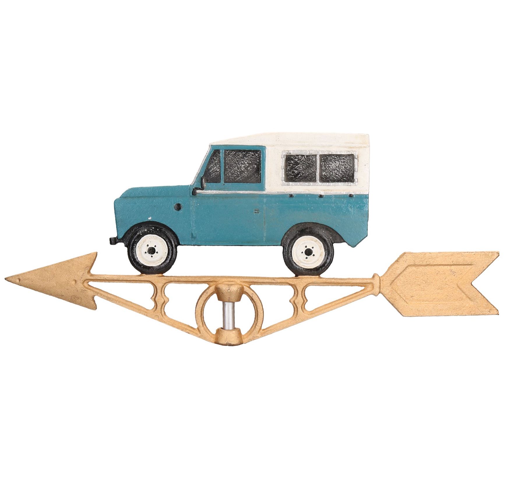 AB Tools Landrover Defender Weather Vane Vain Wall Mount Gold House Roof Cast Iron AB Tools Landrover Defender Weather Vane Vain Wall Mount Gold House Roof Cast Iron