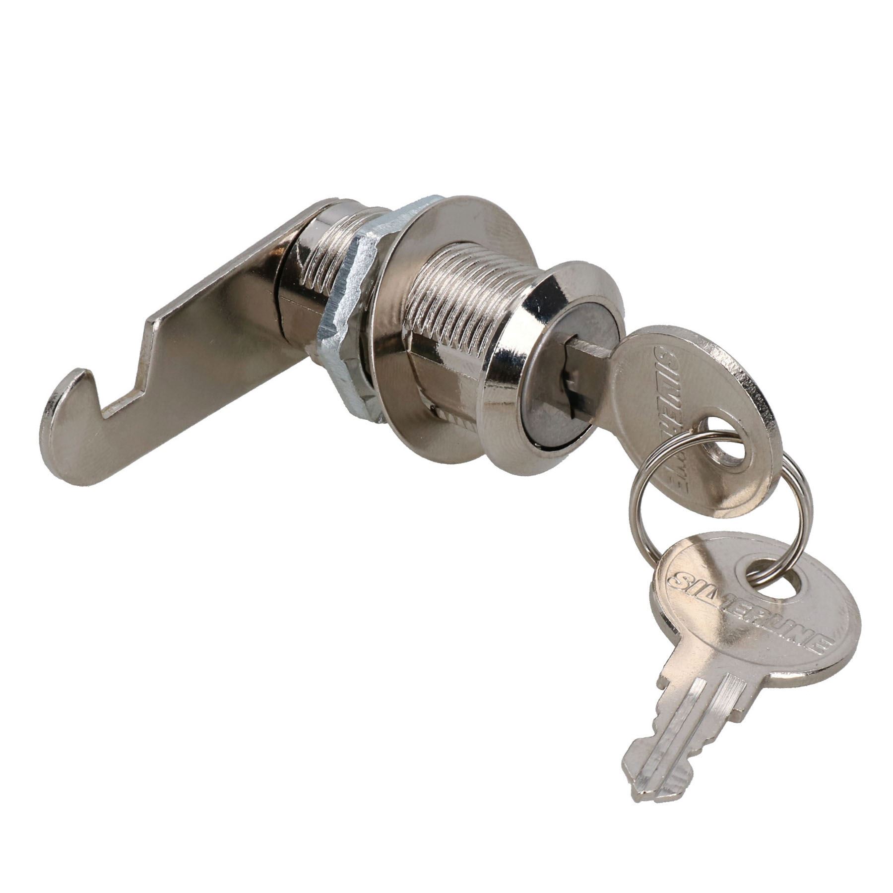 32mm Cam Lock Camlock Drawer Door Fastener Locker Cabinet Mailbox 2 Keys - Picture 16 of 17