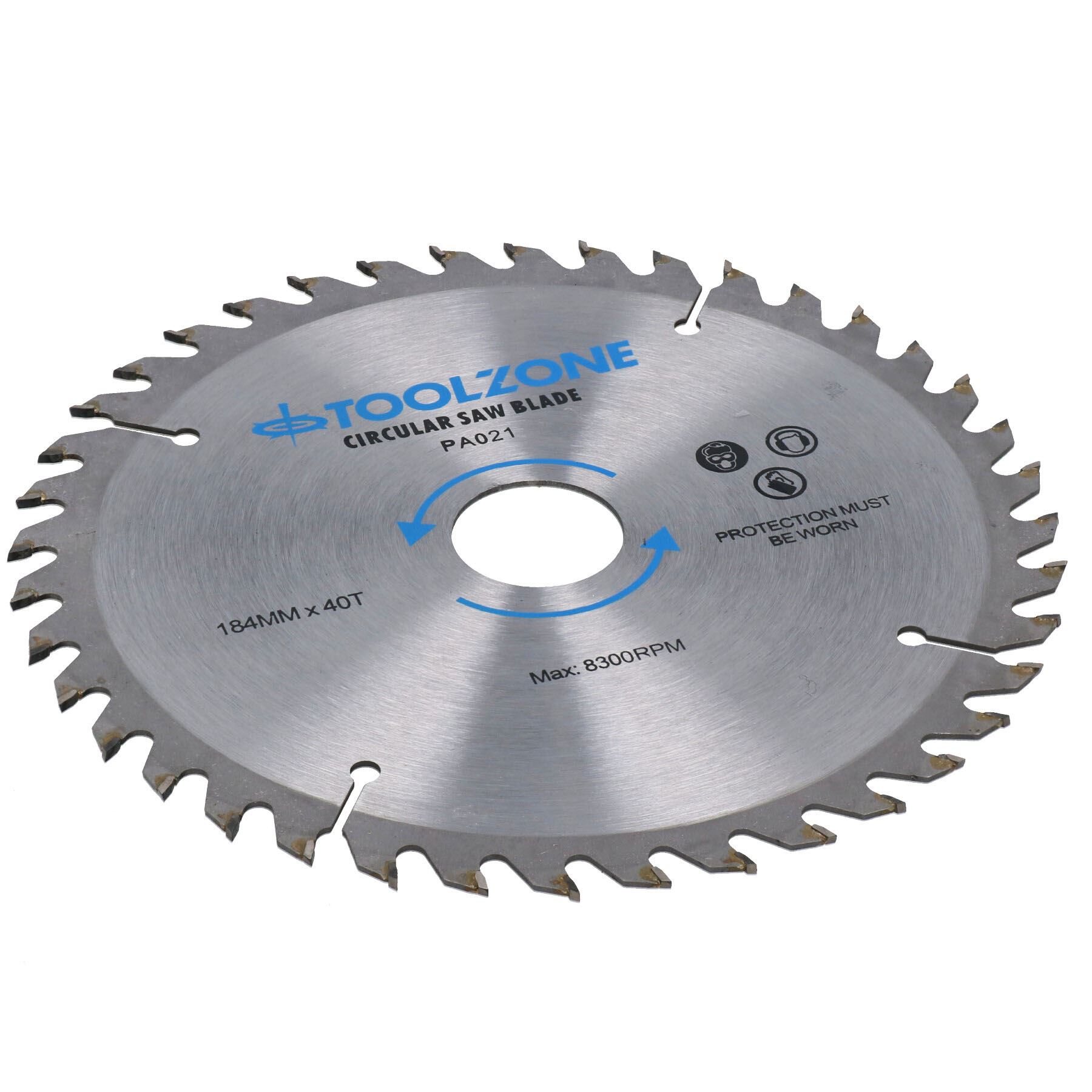 Hojas de sierra circular TCT de 184 mm gruesas - finas 20 24 40 dientes + anillos adaptadores - Imagen 5 de 10