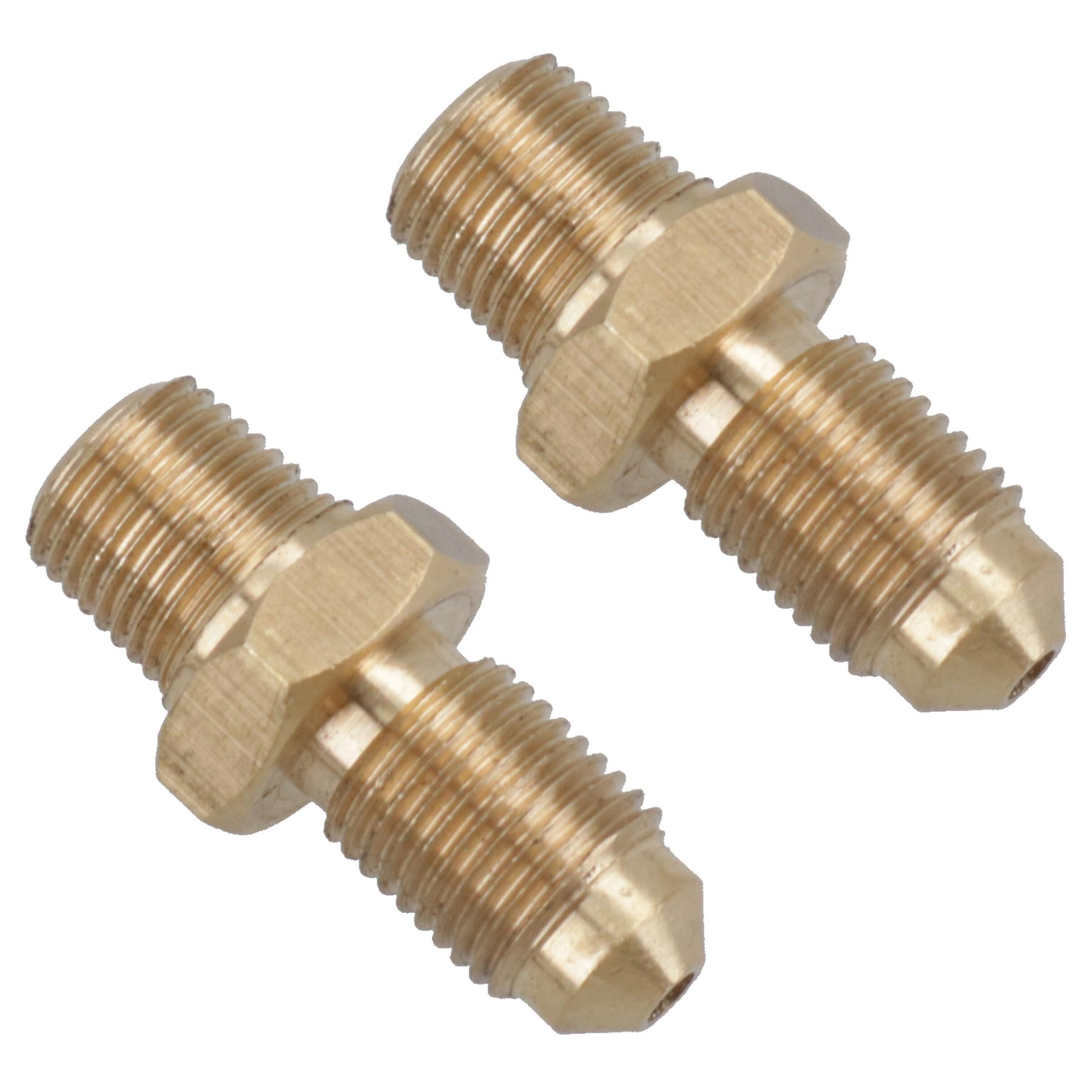 Conector adaptador tubo embrague freno hidráulico latón 1/8 – 1/8 rosca macho - Imagen 8 de 21
