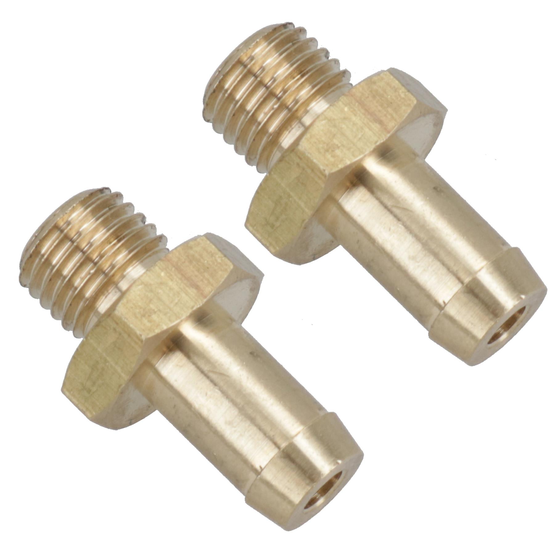Brass Brake Pipe Hose Tail Adaptor Connector Fitting 7/16 x 20 Male – 3/8 UNF - Picture 8 of 21