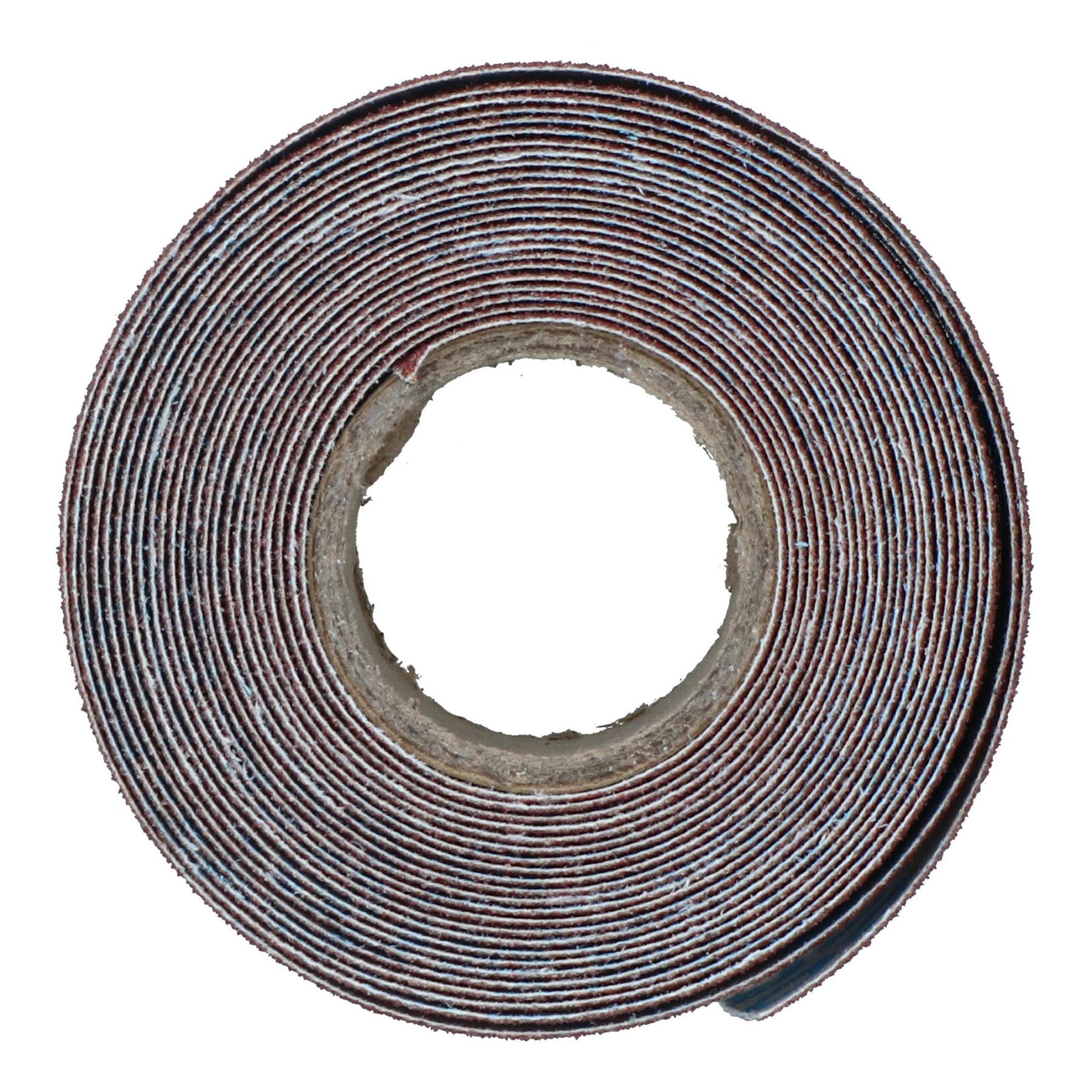 Rollo de tela de esmeril hoja de lijado abrasivo grano 80 3,8 cm x 460 cm óxido de aluminio - Imagen 20 de 21