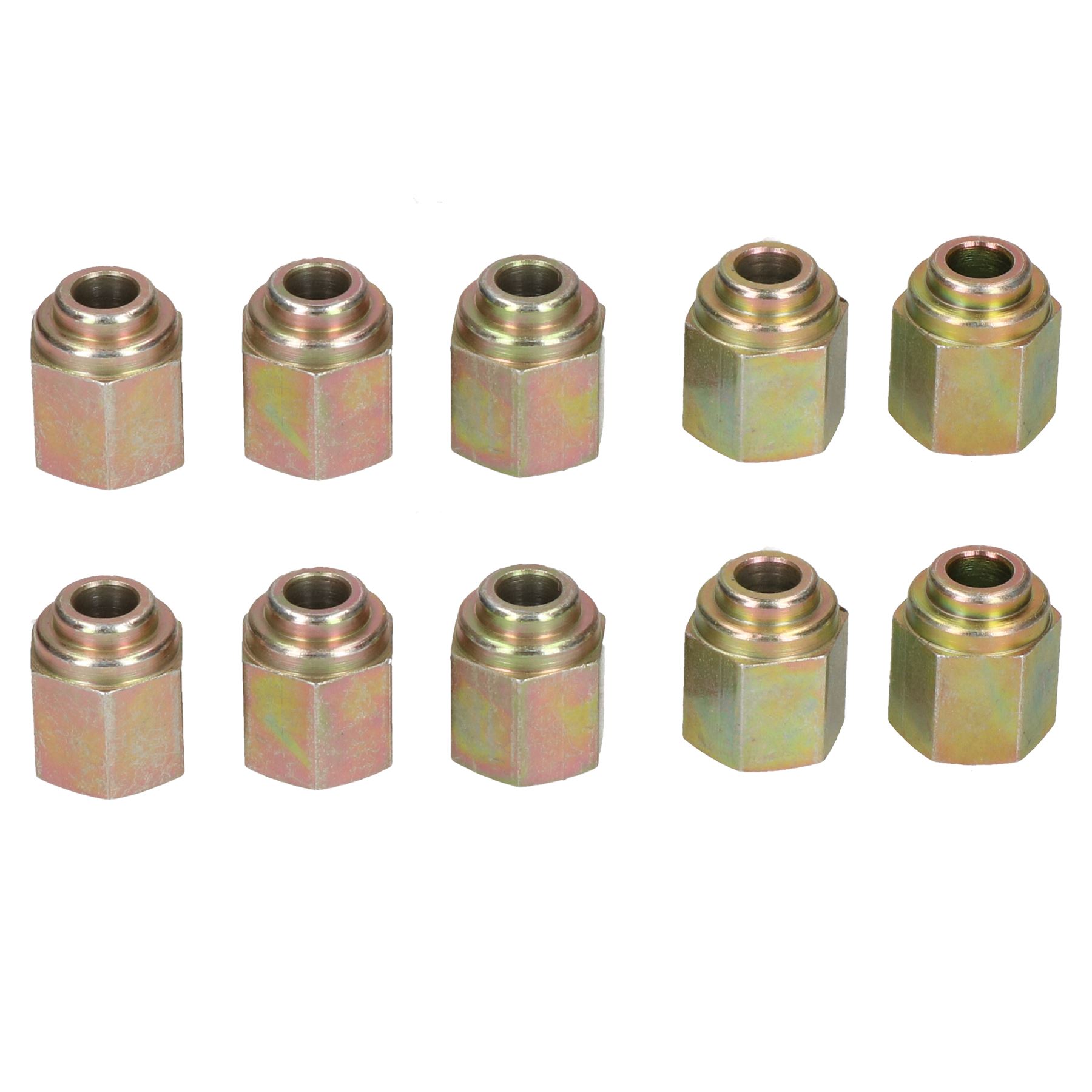 Female Brake Pipe Union Fittings Fixings for Copper Nickel Pipes 1/4 - 1/2 Pipe - Picture 9 of 9