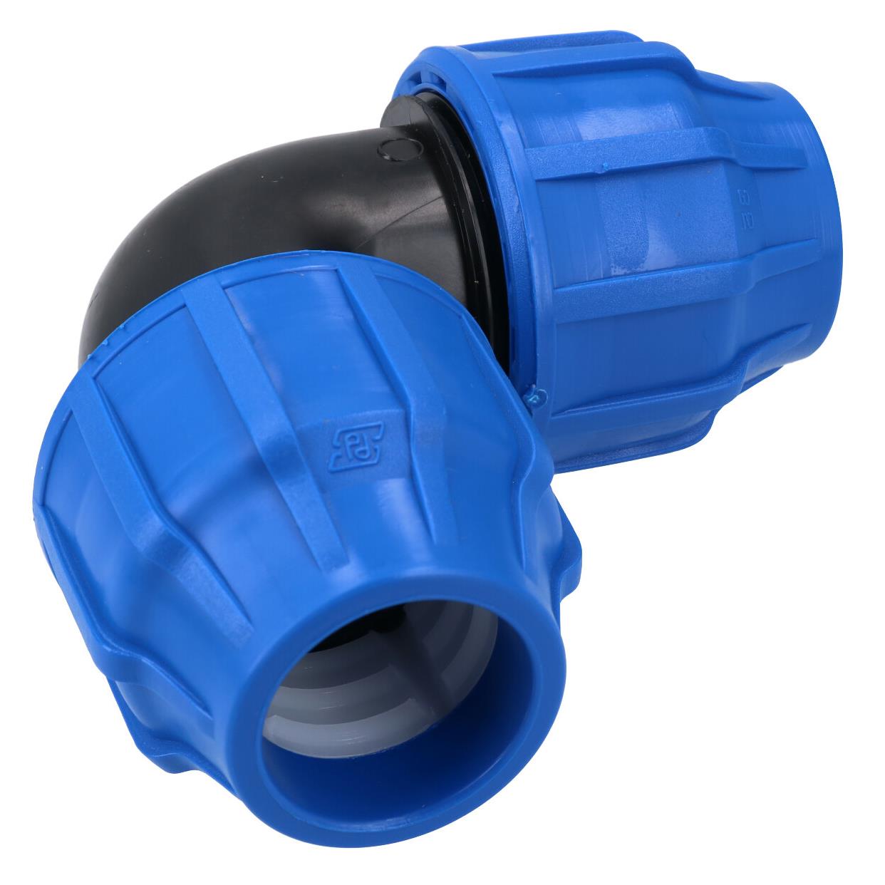 32 x 32mm MDPE Elbow 90 Degree Compression Coupling Fitting Connector - Picture 4 of 25