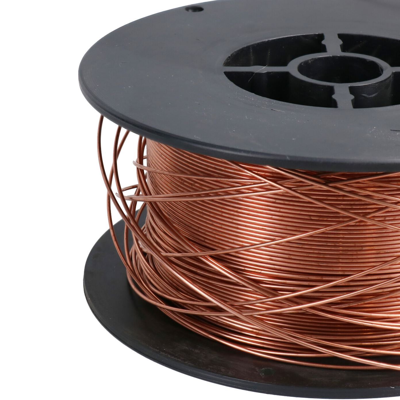 Carrete de alambre de soldadura de soldador Mig de acero dulce de 0,6 mm gas argón CO2 1,0 kg - Imagen 3 de 12