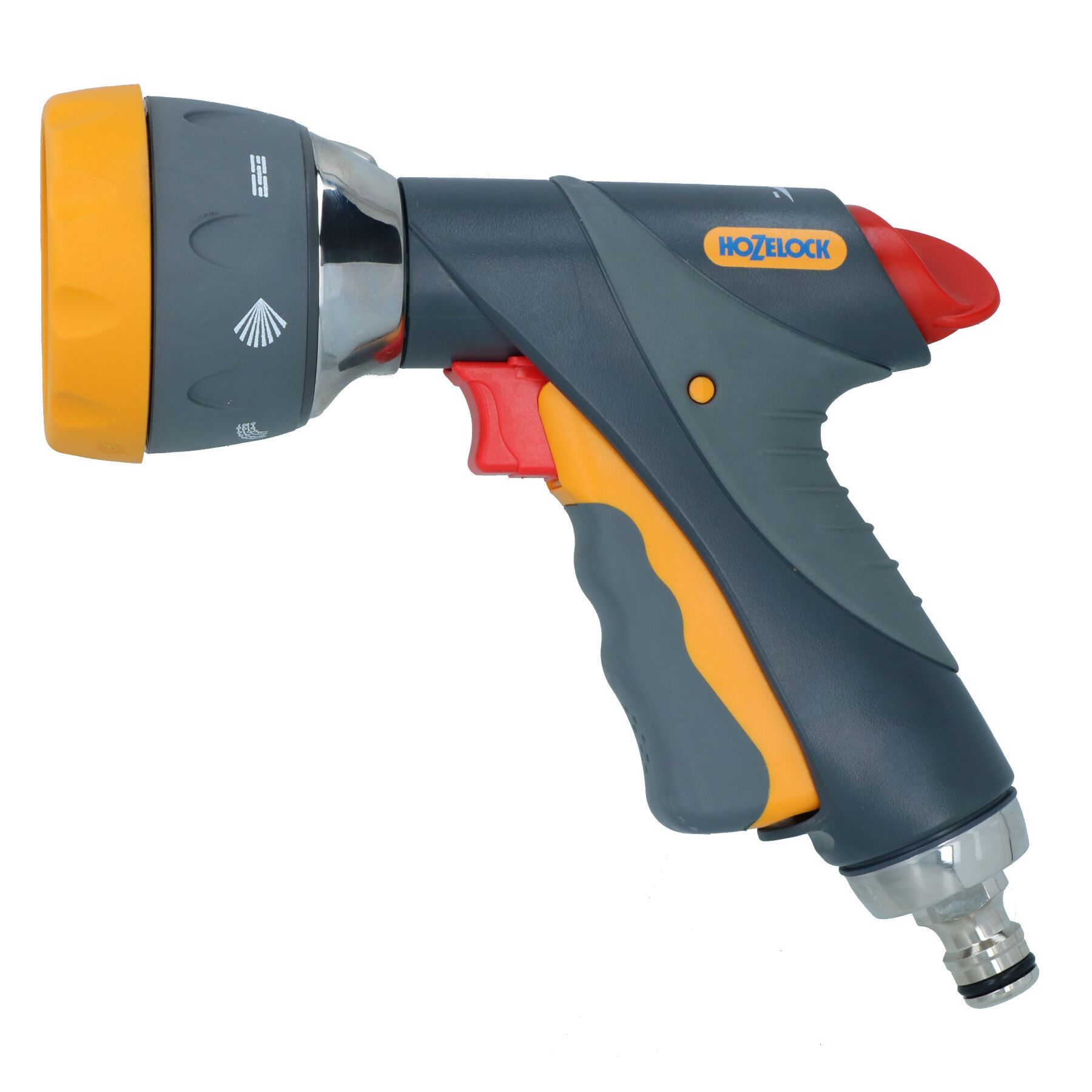 Hozelock Multi Spray Gun Pro Water Nozzle Hose Pipe 7 Function Metal Cleaning - Picture 16 of 21