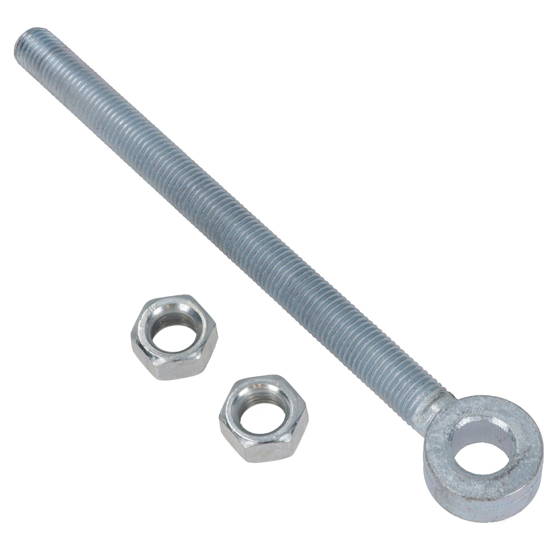 Swing Gate Long Eye Bolts Hinge + Nuts Adjustable Zinc Plated 12mm – 24mm - Picture 24 of 66