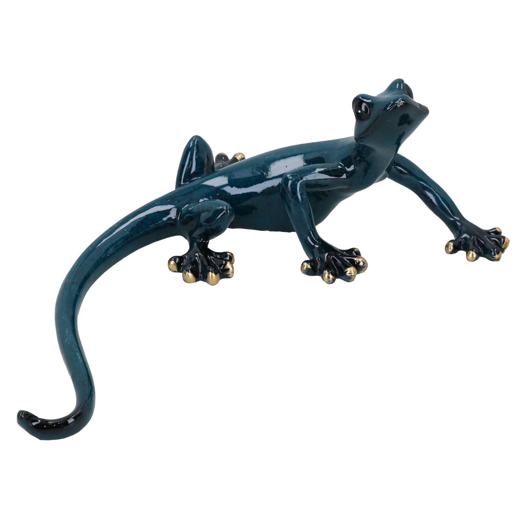 Gecko Lizard Resin Wall Shed Fence Sculpture Decor Statue Ornament House - Picture 8 of 29