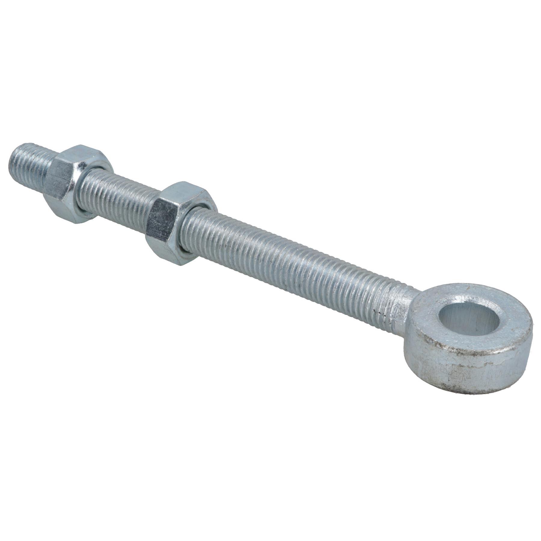 Swing Gate Long Eye Bolts Hinge + Nuts Adjustable Zinc Plated 12mm – 24mm - Picture 39 of 66