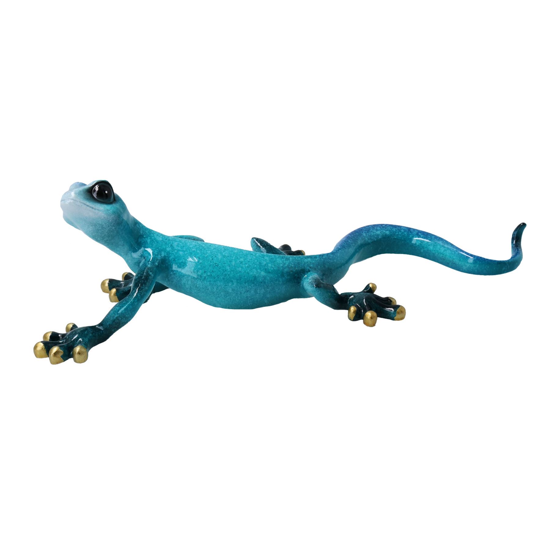 Gecko Lizard Resin Wall Shed Fence Sculpture Decor Statue Ornament House - Picture 22 of 29