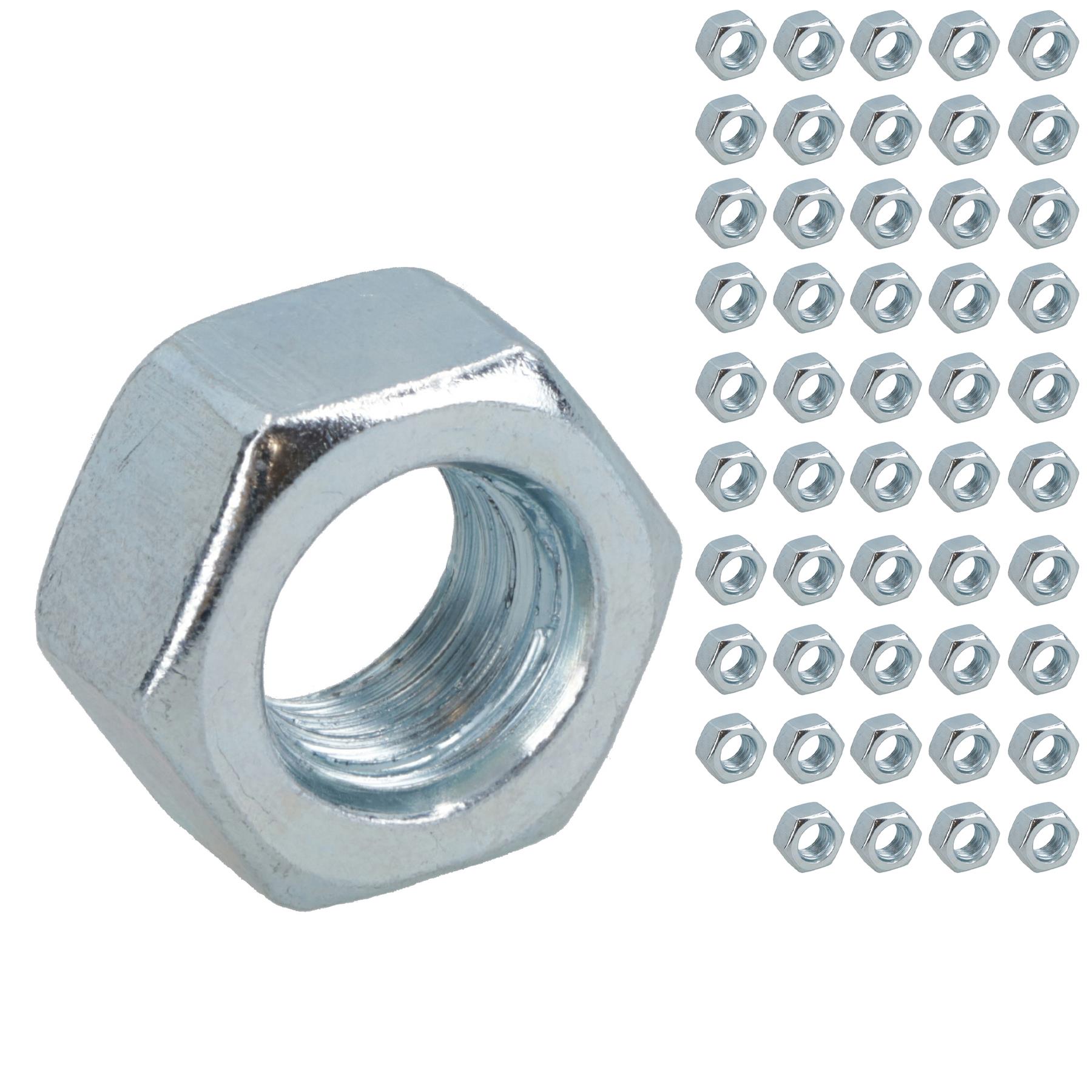 Sujetador de tuerca hexagonal completa M12 x 1,75 mm tuercas métricas hexagonales grado 8 galvanizado - Imagen 23 de 36