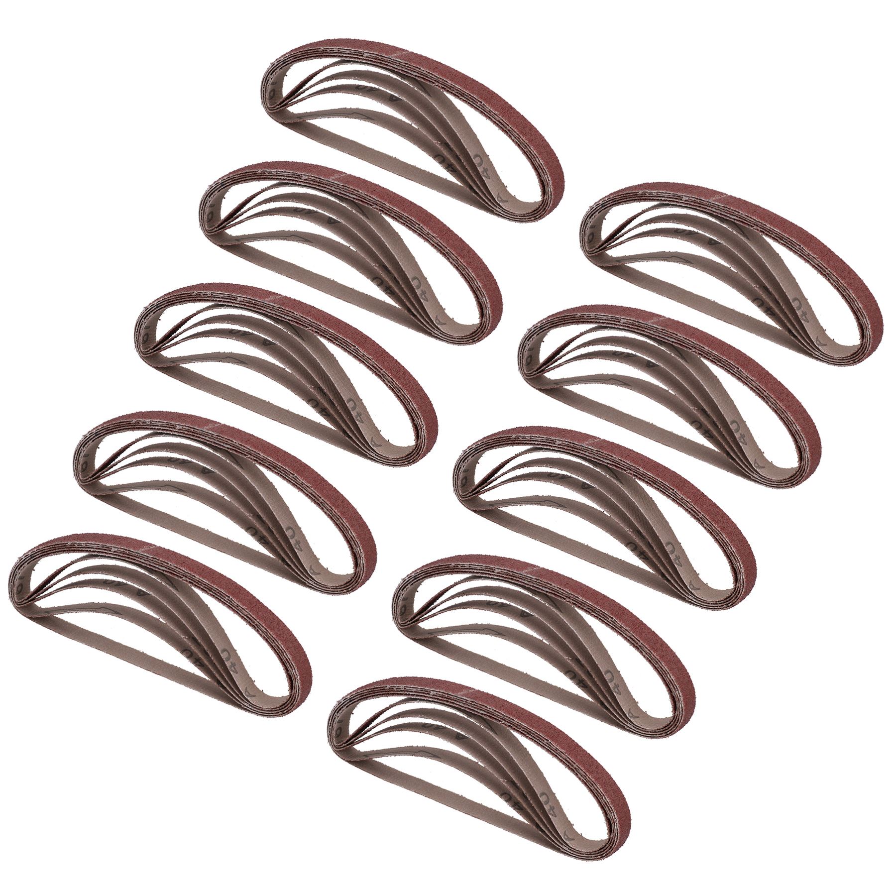 457 mm x 13 mm 80 lijadora de arena fina cinturones discos abrasivos - Imagen 20 de 31