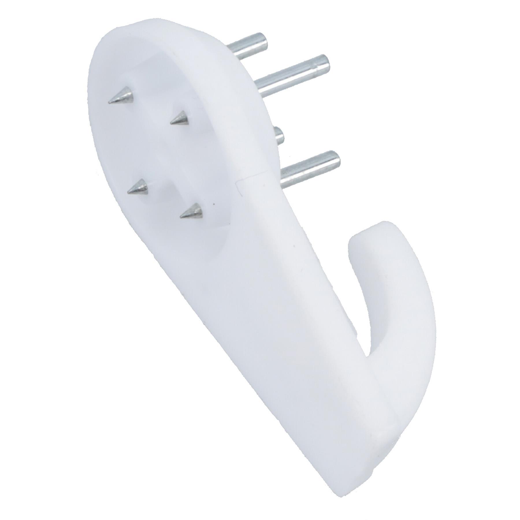 Hard Wall Nail In Hanging Hooks For Photo Frames Mirrors Pictures 40mm Large - Picture 6 of 21
