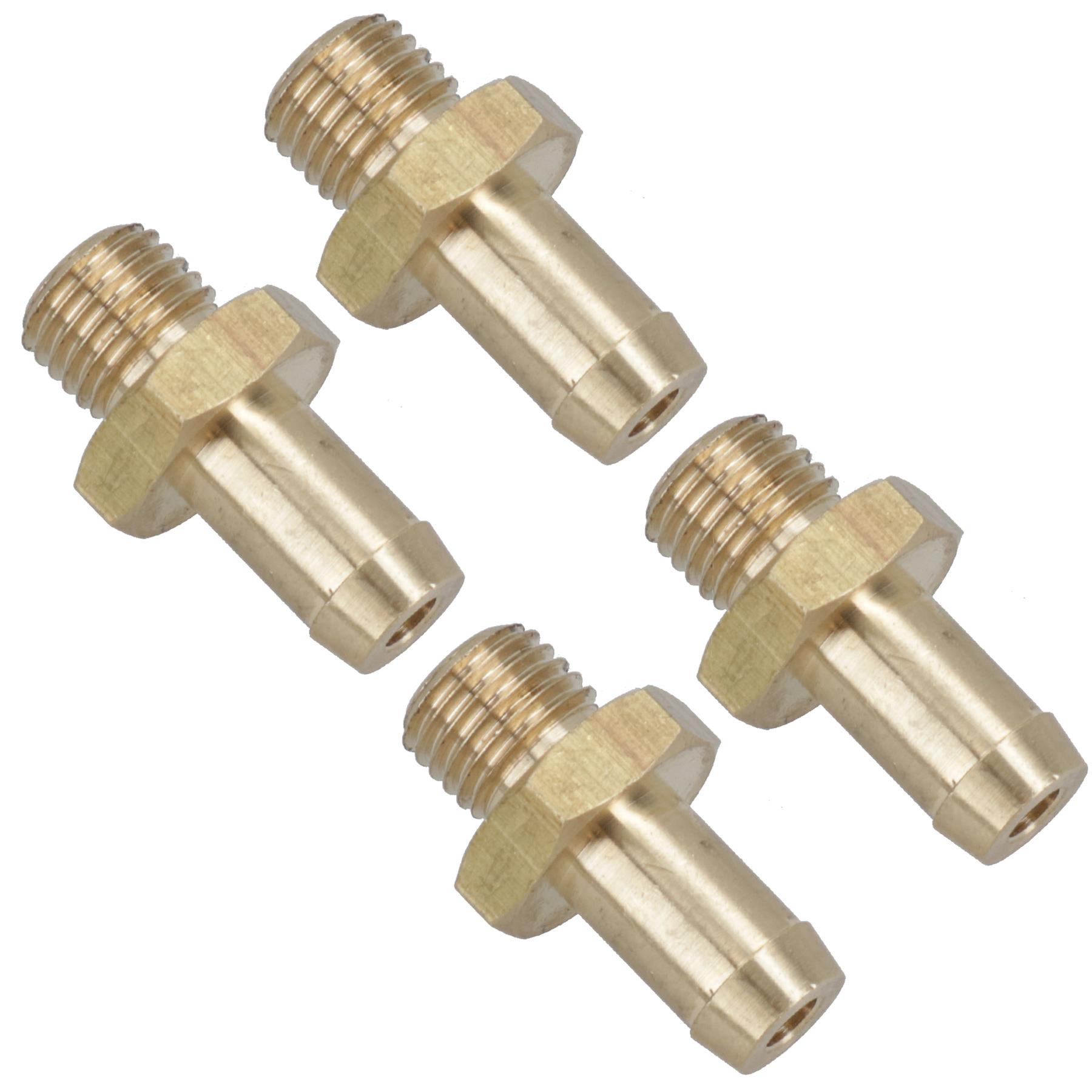 Brass Brake Pipe Hose Tail Adaptor Connector Fitting 7/16 x 20 Male – 3/8 UNF - Picture 15 of 21
