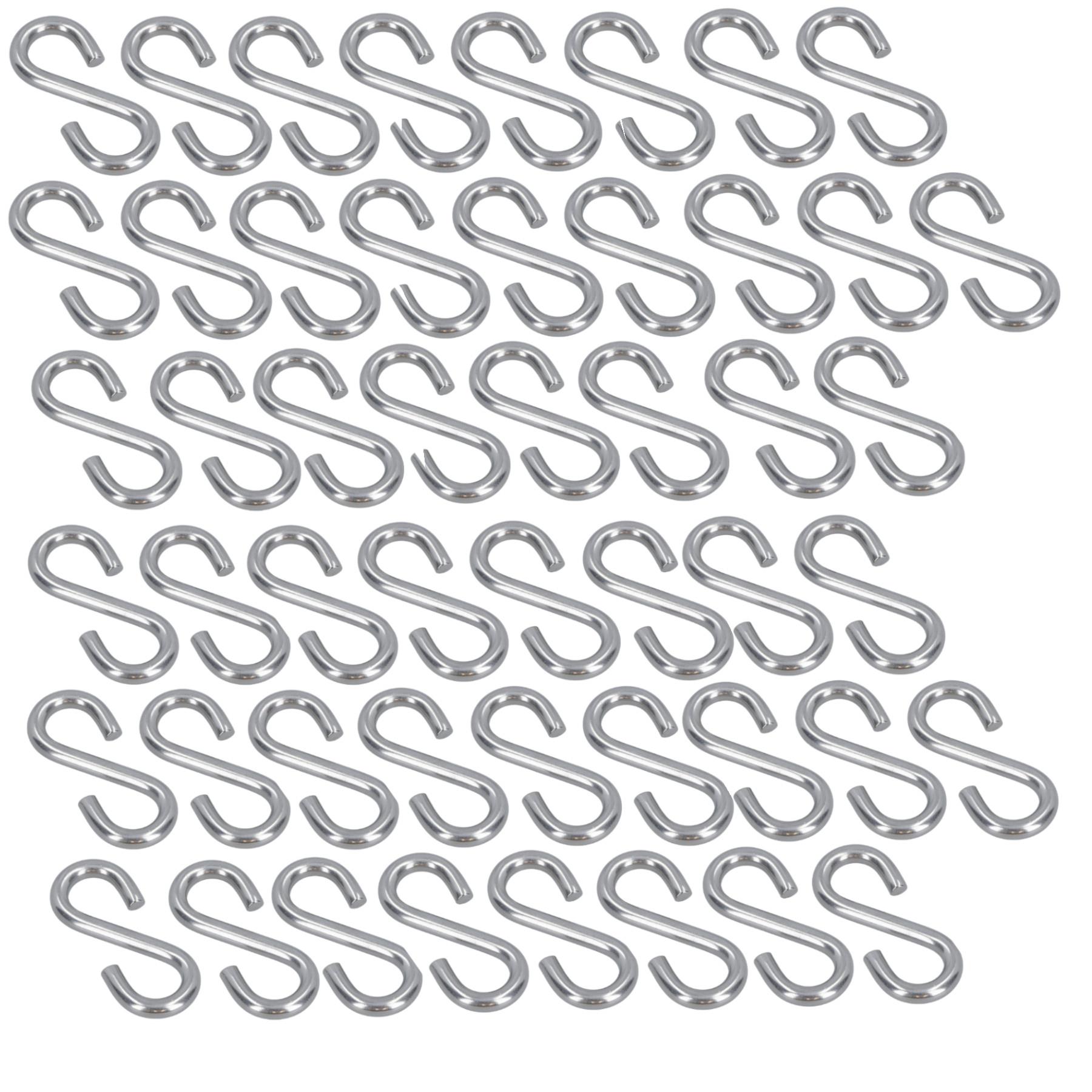 Gancho S Colgante 5mm Acero Inoxidable Grado Marino Cocina Sartén Colgador Ropa - Imagen 23 de 35