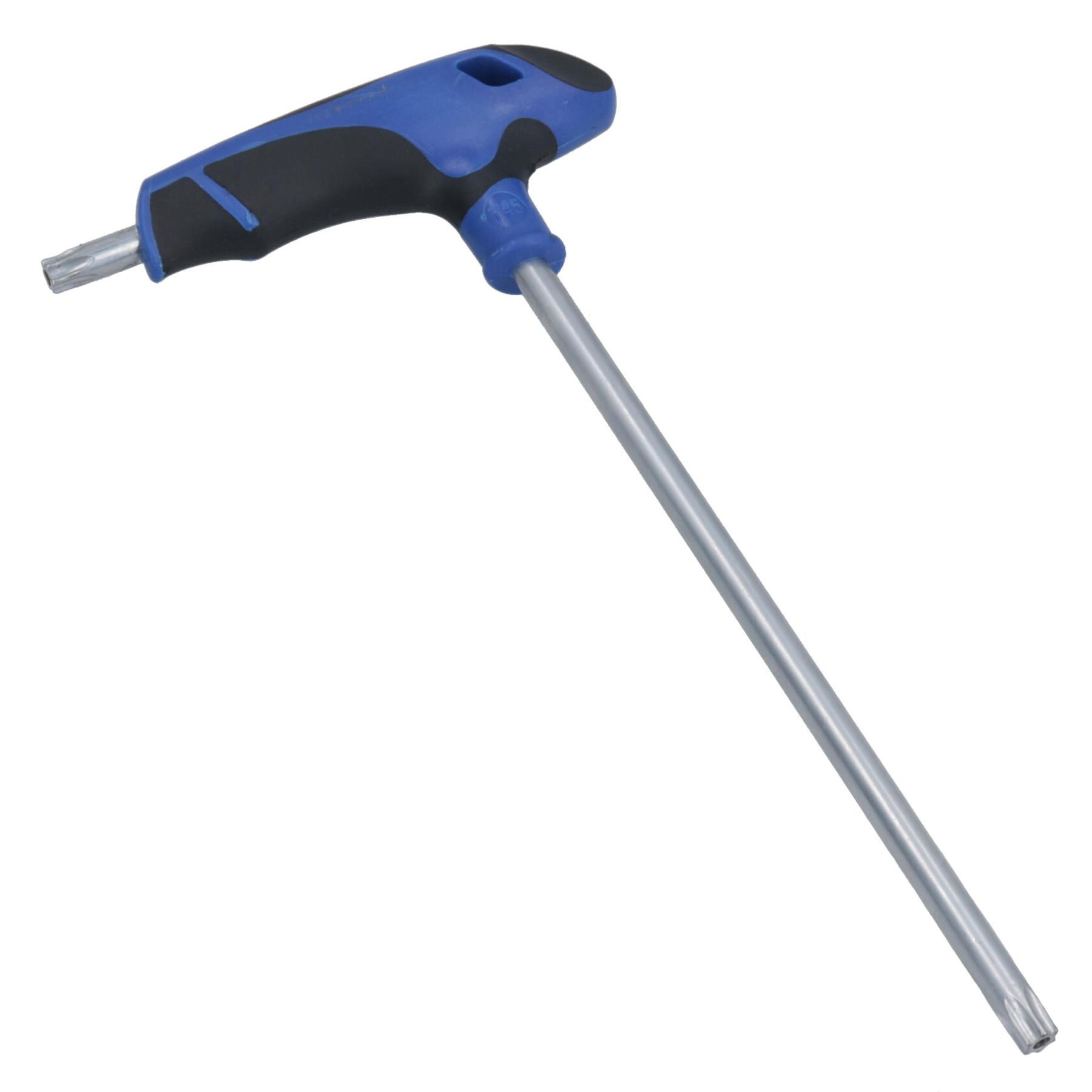 T10 - T50 Tamper Torx Star T Handle Wrench T Bar Short + Long High Torque - Picture 45 of 56