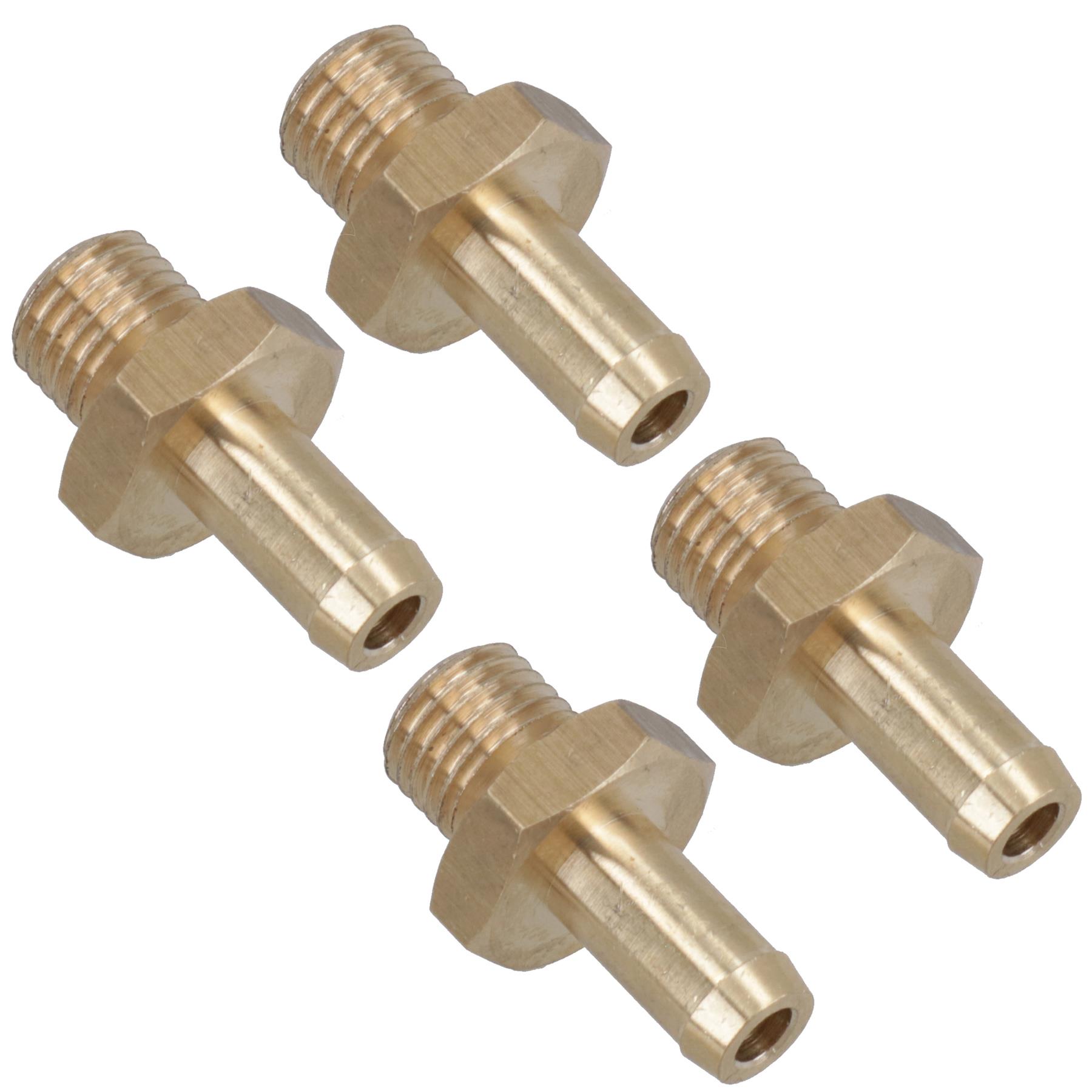 Conector adaptador de cola de manguera de tubo de freno de latón 7/16 macho - 5/16 UNF - Imagen 15 de 21