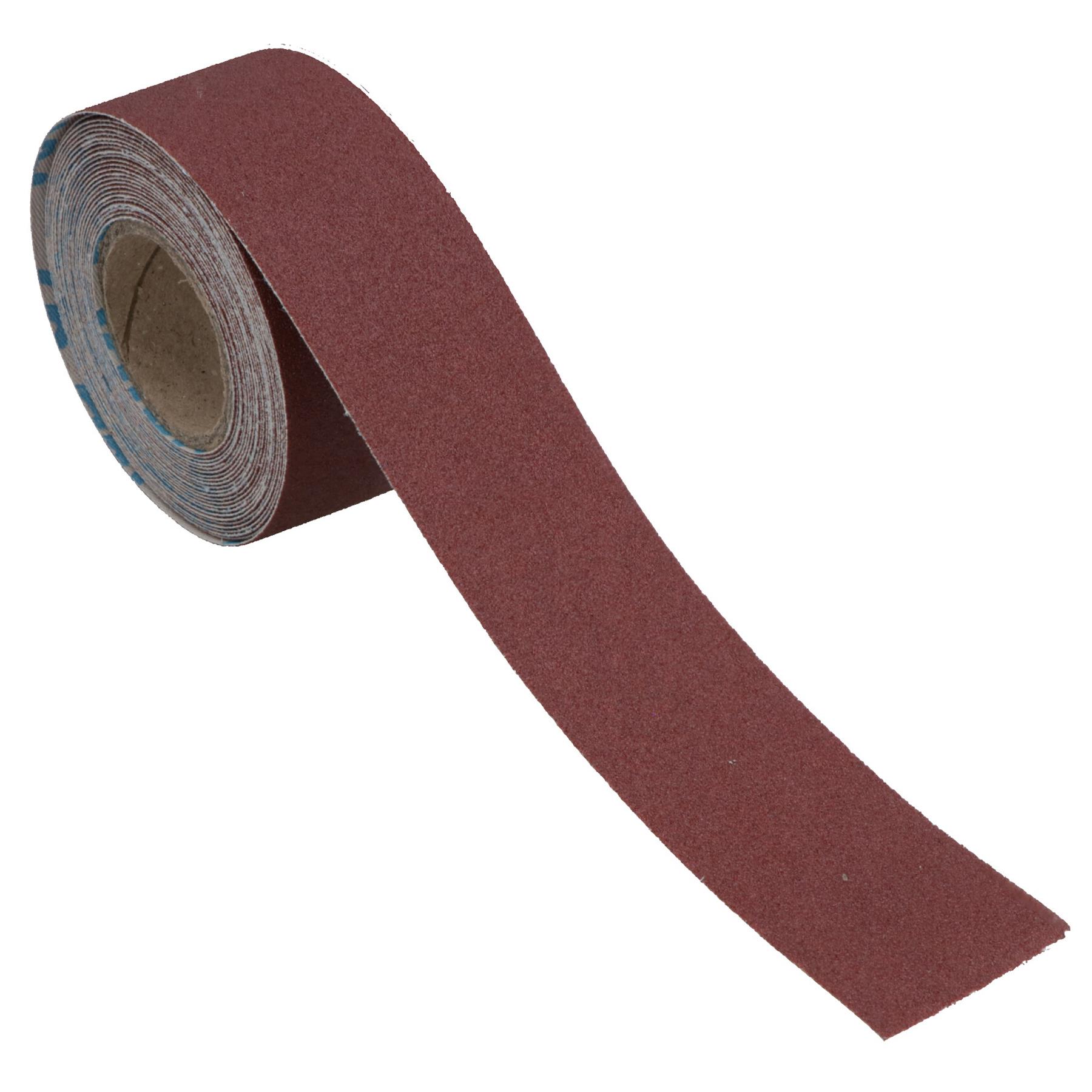 Hoja de lijado abrasiva rollo de tela de esmeril 60-320 grano óxido de aluminio 38 mm de ancho - Imagen 16 de 37