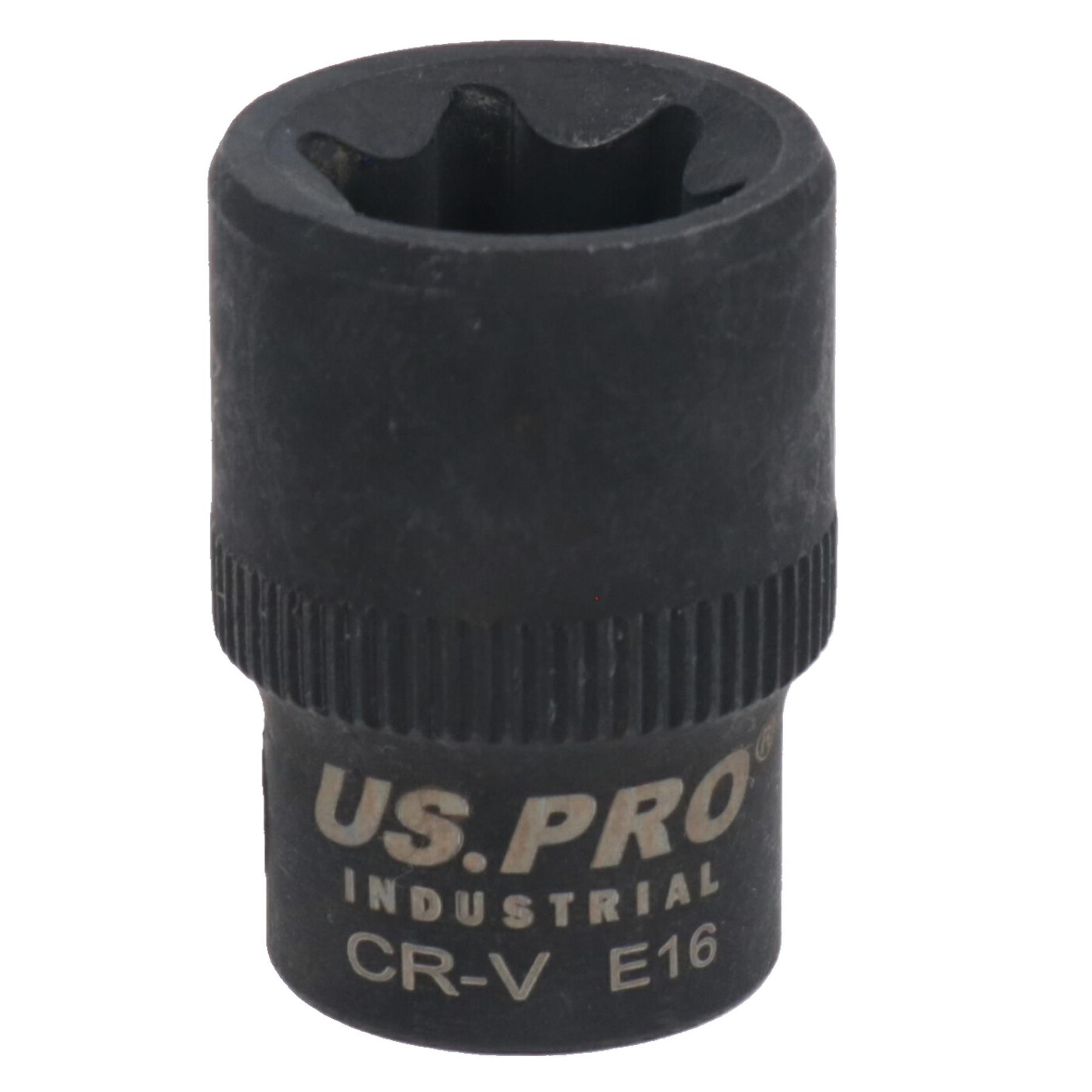 Enchufe Torx Star E de impacto impactado hembra 3/8 pulgadas unidad poco profunda E5 - E24 - Imagen 80 de 109