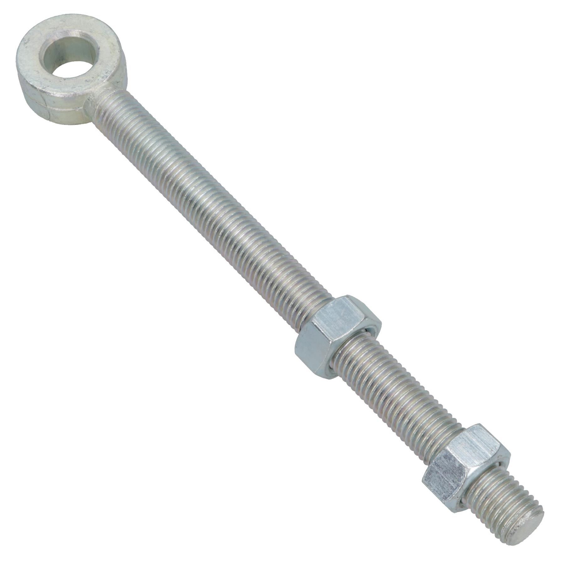 Swing Gate Long Eye Bolts Hinge + Nuts Adjustable Zinc Plated 12mm – 24mm - Picture 50 of 66
