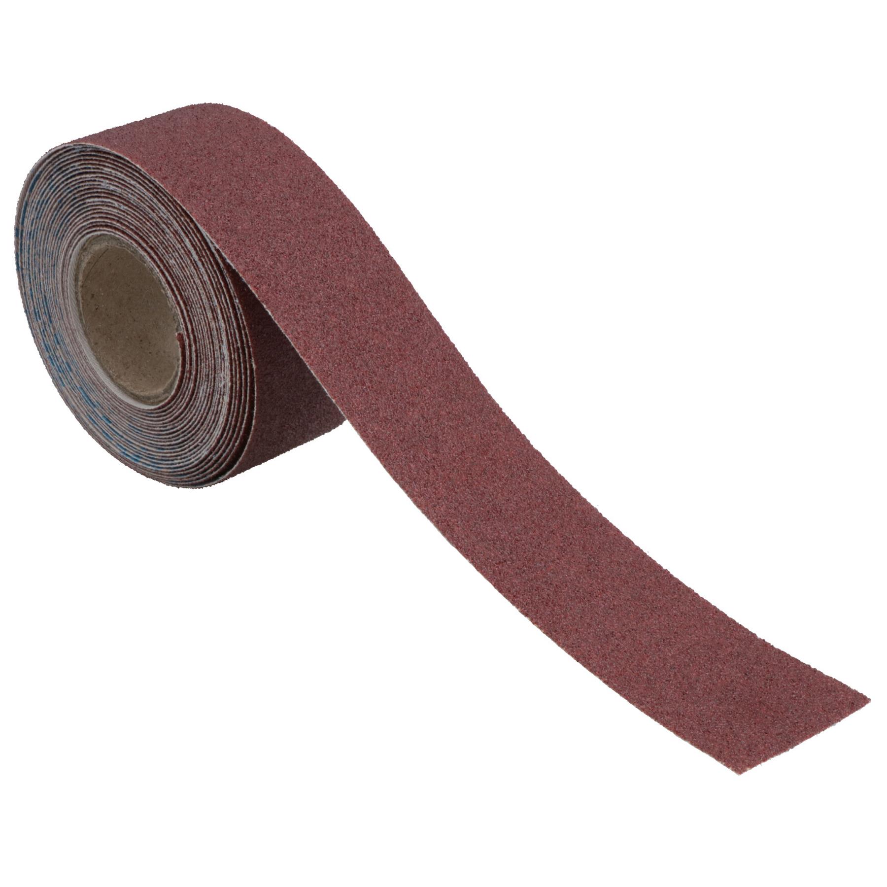 Rollo de tela de esmeril hoja de lijado abrasivo grano 80 3,8 cm x 460 cm óxido de aluminio - Imagen 17 de 21