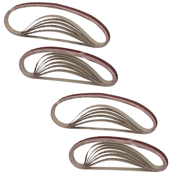 Correas de lijado de 600 mm x 10 mm para lijadoras de aire de largo alcance molienda grano mixto - Imagen 2 de 14