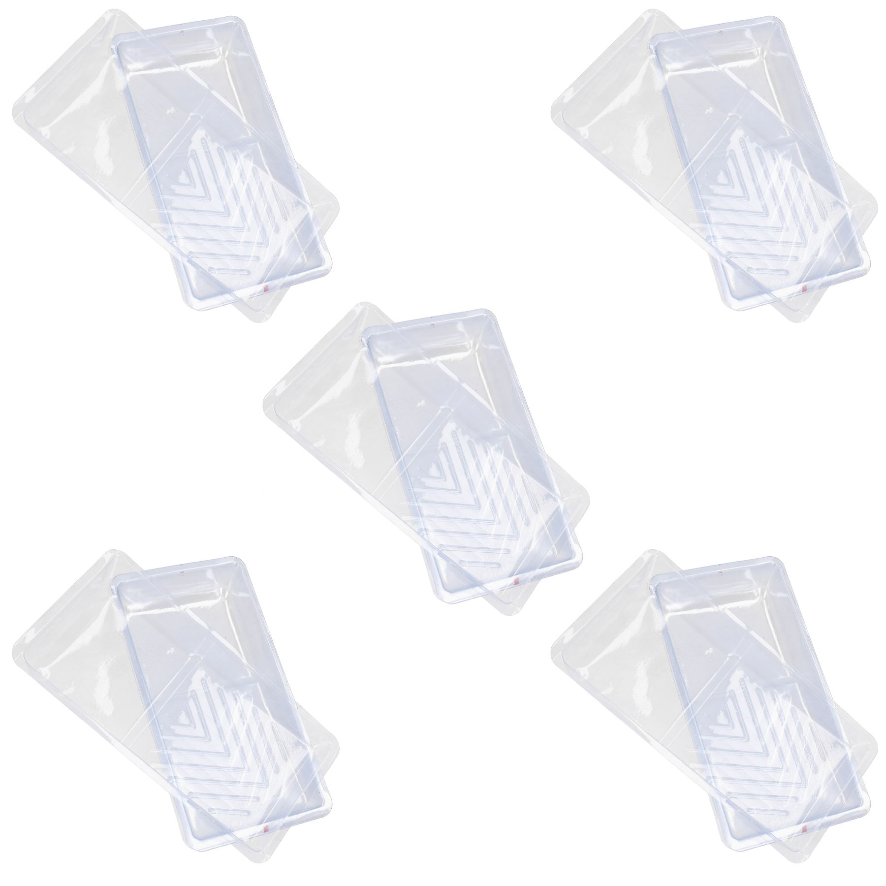 Forros de bandeja de rodillos desechables transparentes para bandejas de rodillos de 100 mm/4” - Imagen 9 de 9