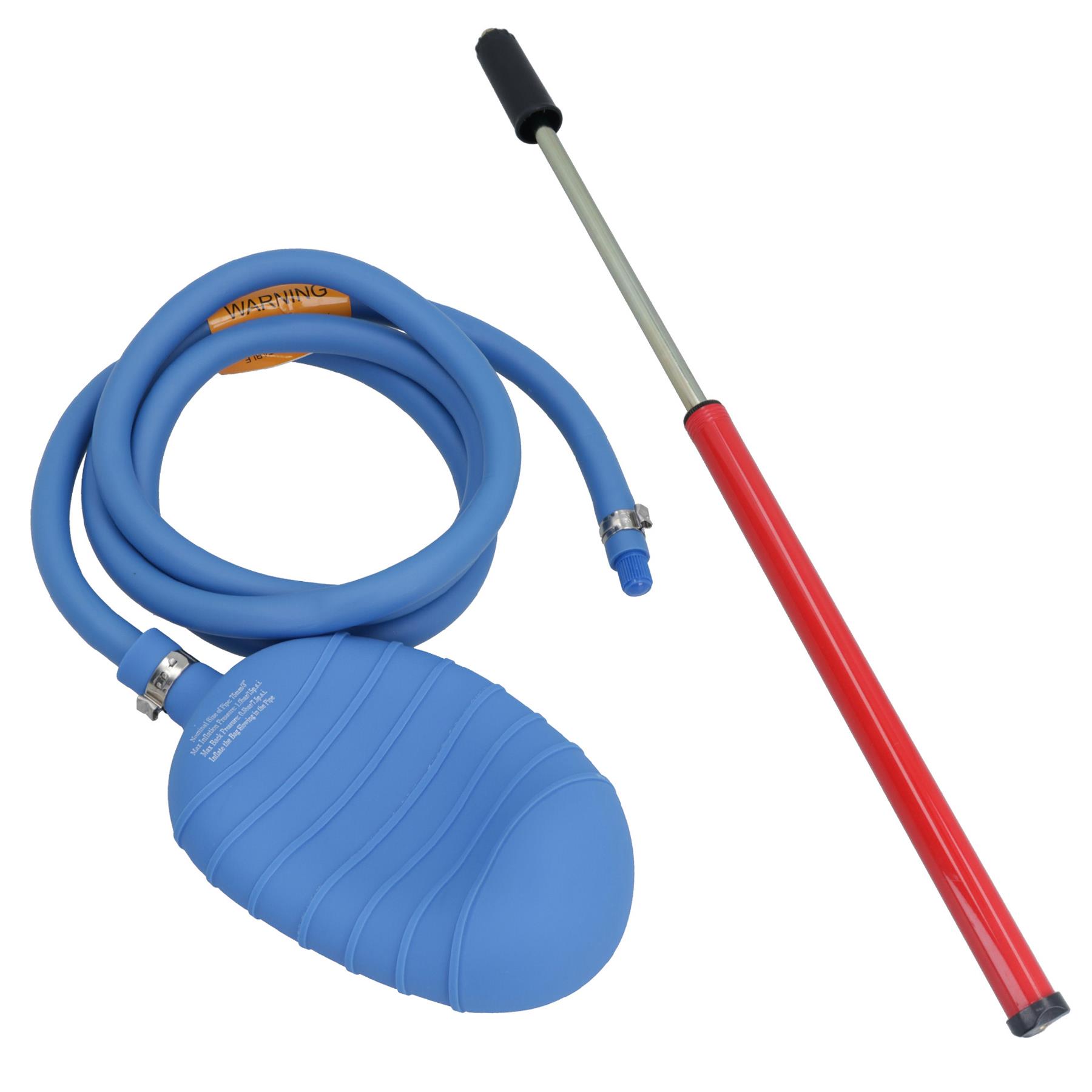 PVC Dichtung aufblasbarer Test-Airbag 4"" (100 mm) oder 6"" (150 mm) Ablaufrohr Straupf - Bild 47 von 111