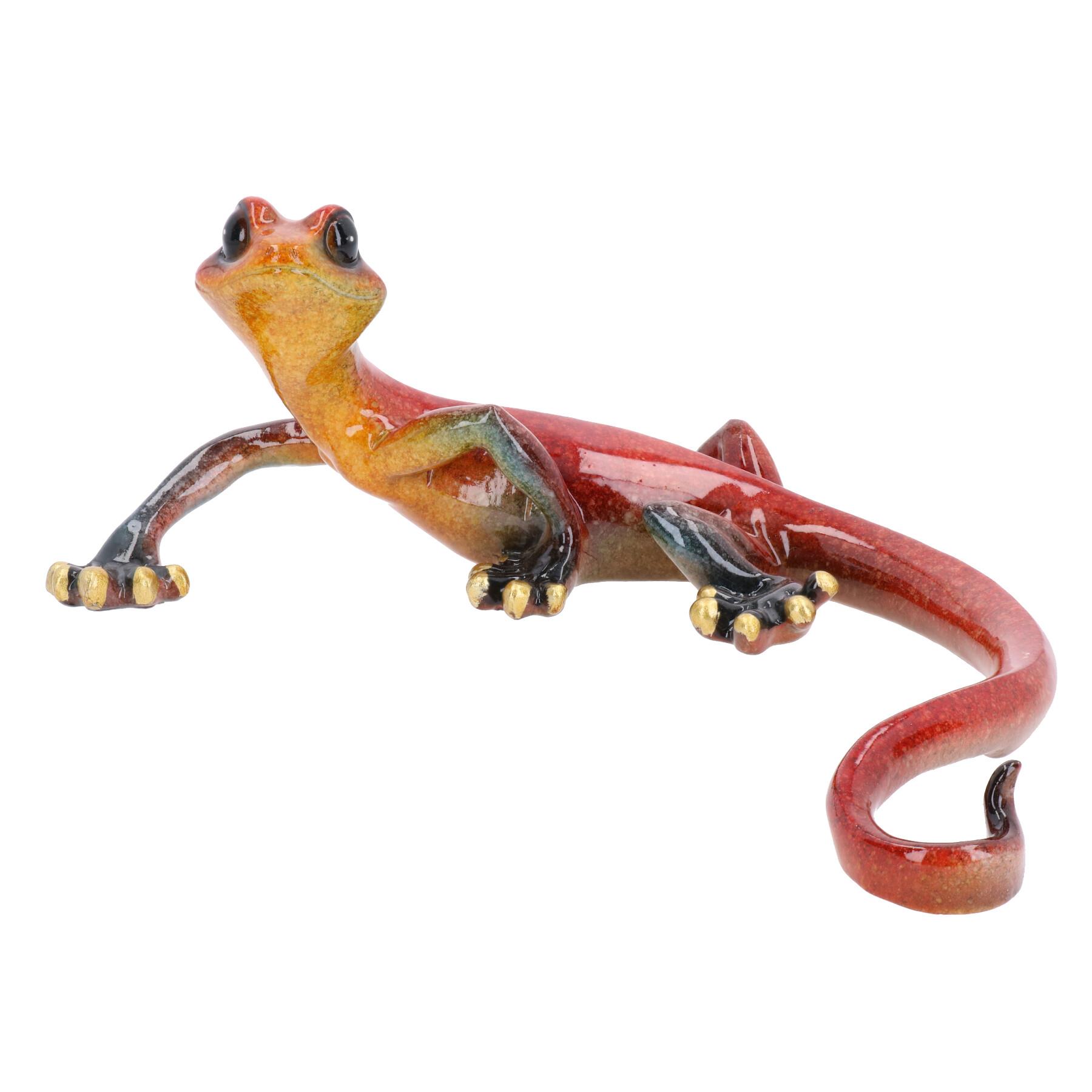 Gecko Lizard Resin Wall Shed Fence Sculpture Decor Statue Ornament House - Picture 13 of 29