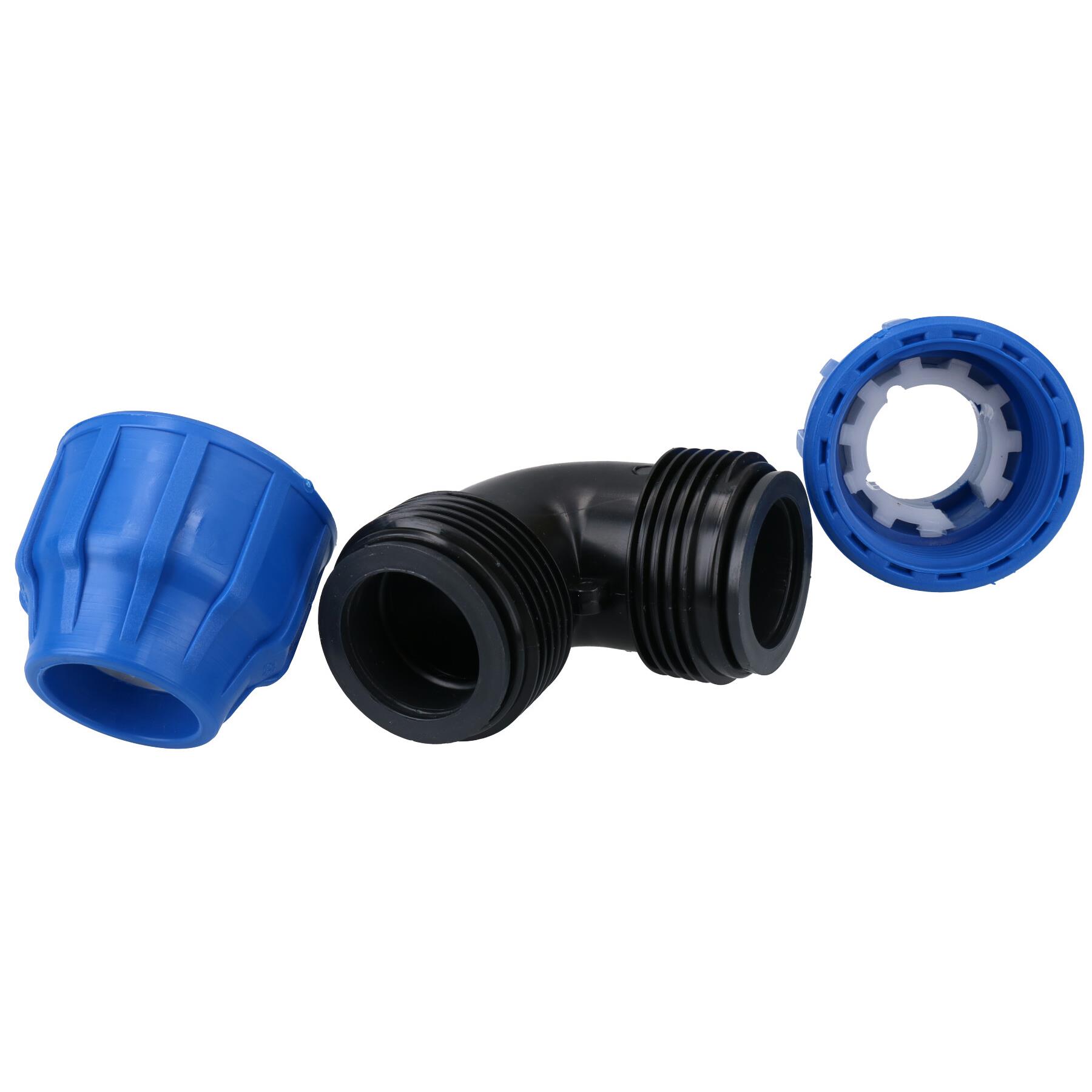 32 x 32mm MDPE Elbow 90 Degree Compression Coupling Fitting Connector - Picture 18 of 25