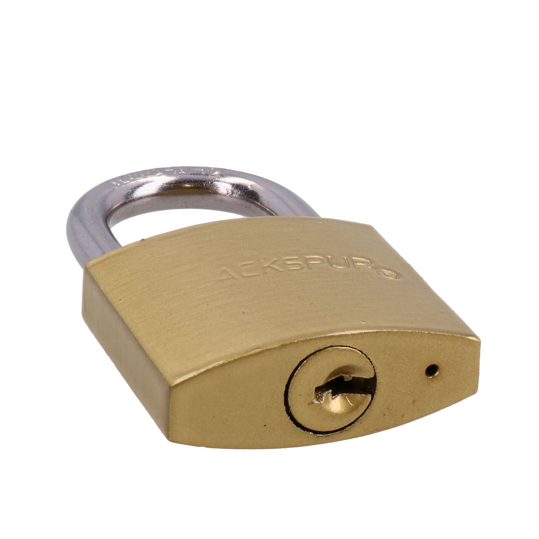 Heavy Duty 38mm Iron Brass Coated Padlock Security Lock Secure 3 Keys - Picture 5 of 12