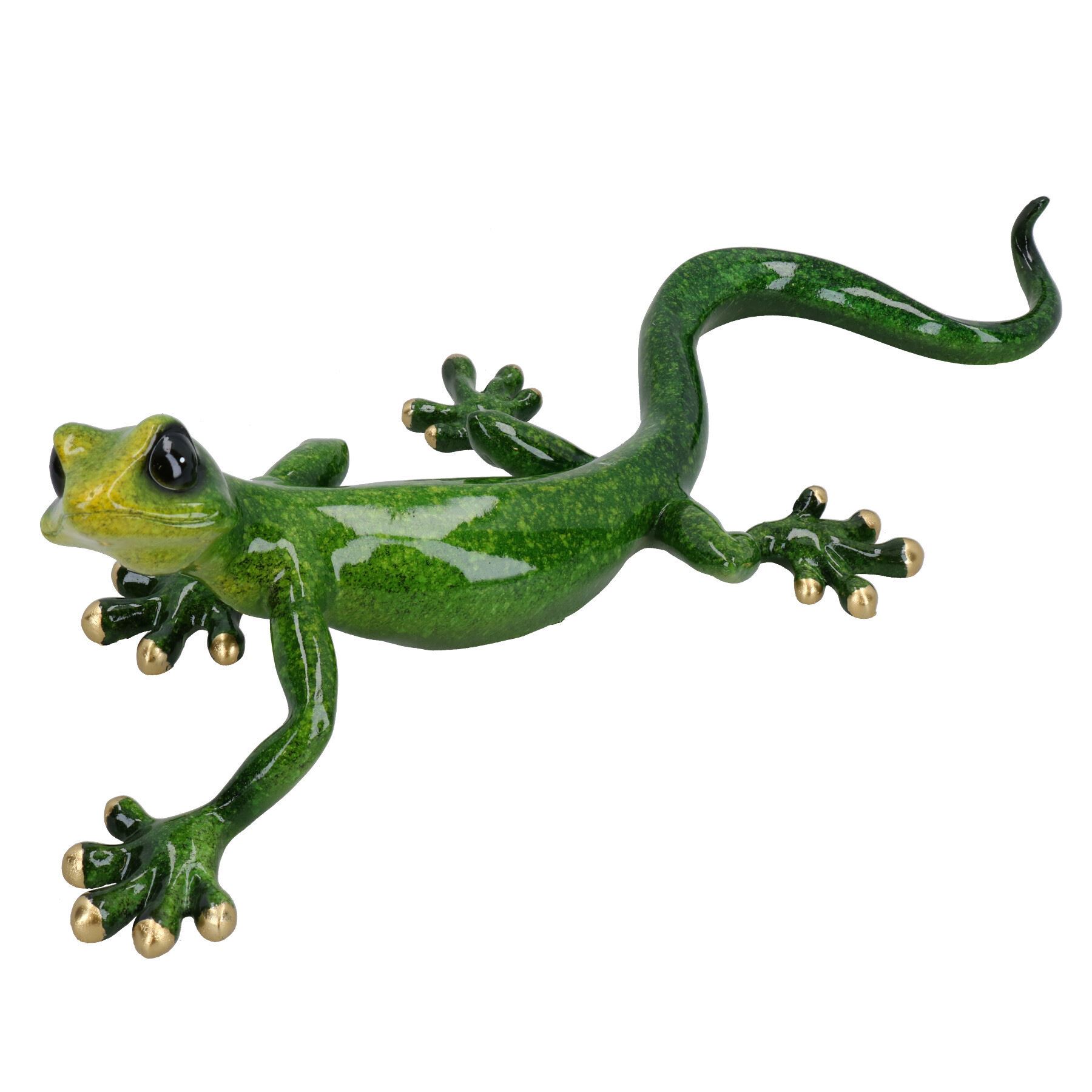 Gecko Lizard Resin Wall Shed Fence Sculpture Decor Statue Ornament House - Picture 21 of 29