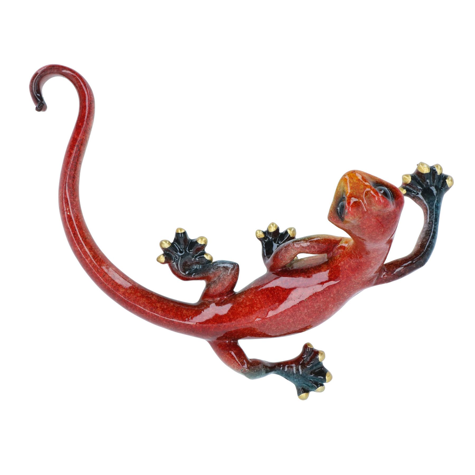 Gecko Lizard Resin Wall Shed Fence Sculpture Decor Statue Ornament House - Picture 14 of 29
