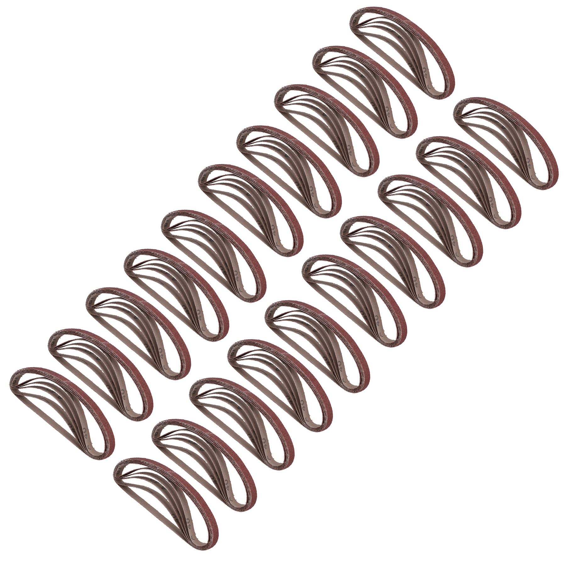 457 mm x 13 mm 40 lijadora gruesa molinilla cinturones de lijado discos abrasivos - Imagen 26 de 31