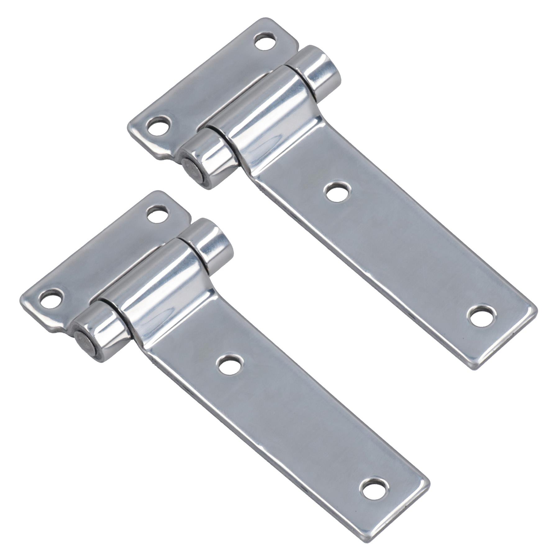 316 Stainless Steel Bolt on Door Hatch Hinge Bracket Fastener Marine 105mm - Picture 7 of 30