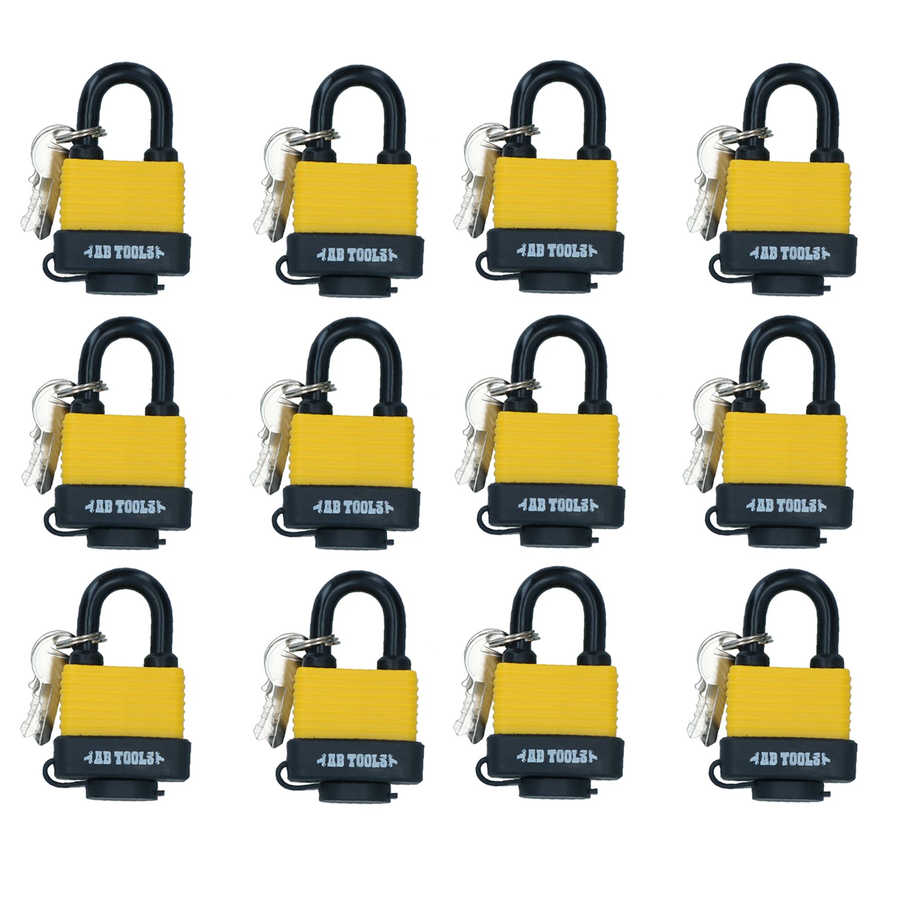 40mm Keyed Alike Padlocks Security Locks Weather Resistant + Waterproof - Picture 14 of 19