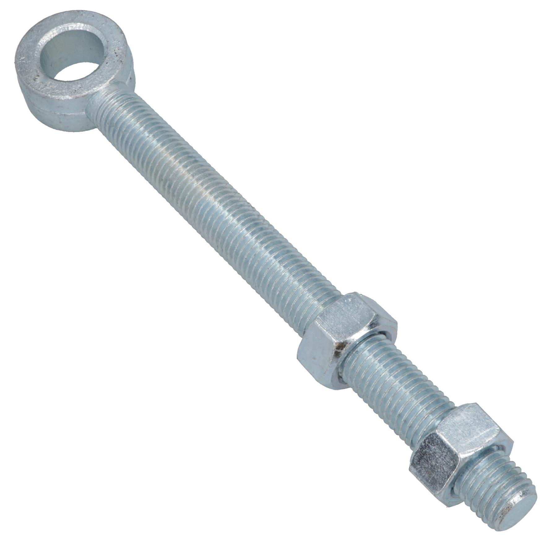 Swing Gate Long Eye Bolts Hinge + Nuts Adjustable Zinc Plated 12mm – 24mm - Picture 61 of 66