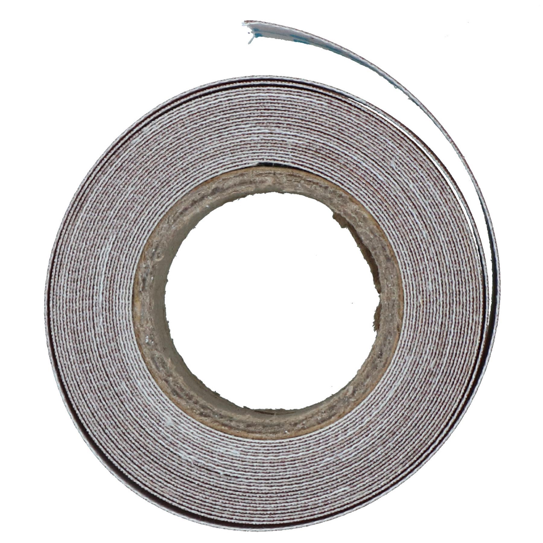 Hoja de lijado abrasiva rollo de tela de esmeril 60-320 grano óxido de aluminio 38 mm de ancho - Imagen 33 de 37
