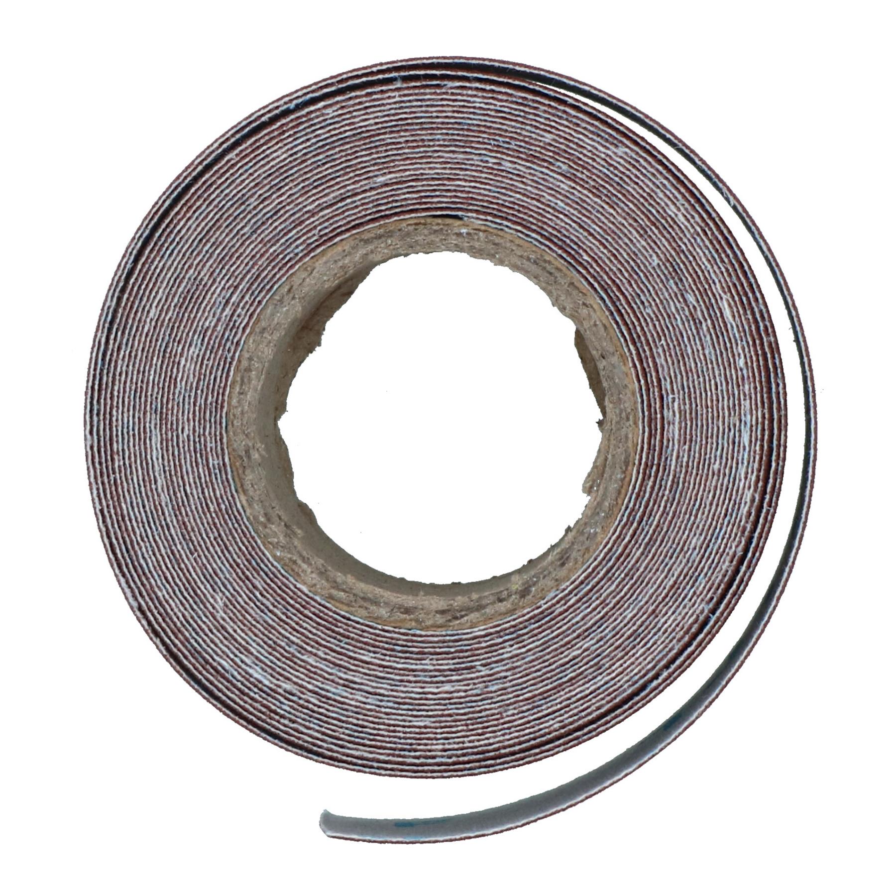 Hoja de lijado abrasiva rollo de tela esmerilada 180 grano 3,8 cm x 460 cm óxido de aluminio - Imagen 9 de 21