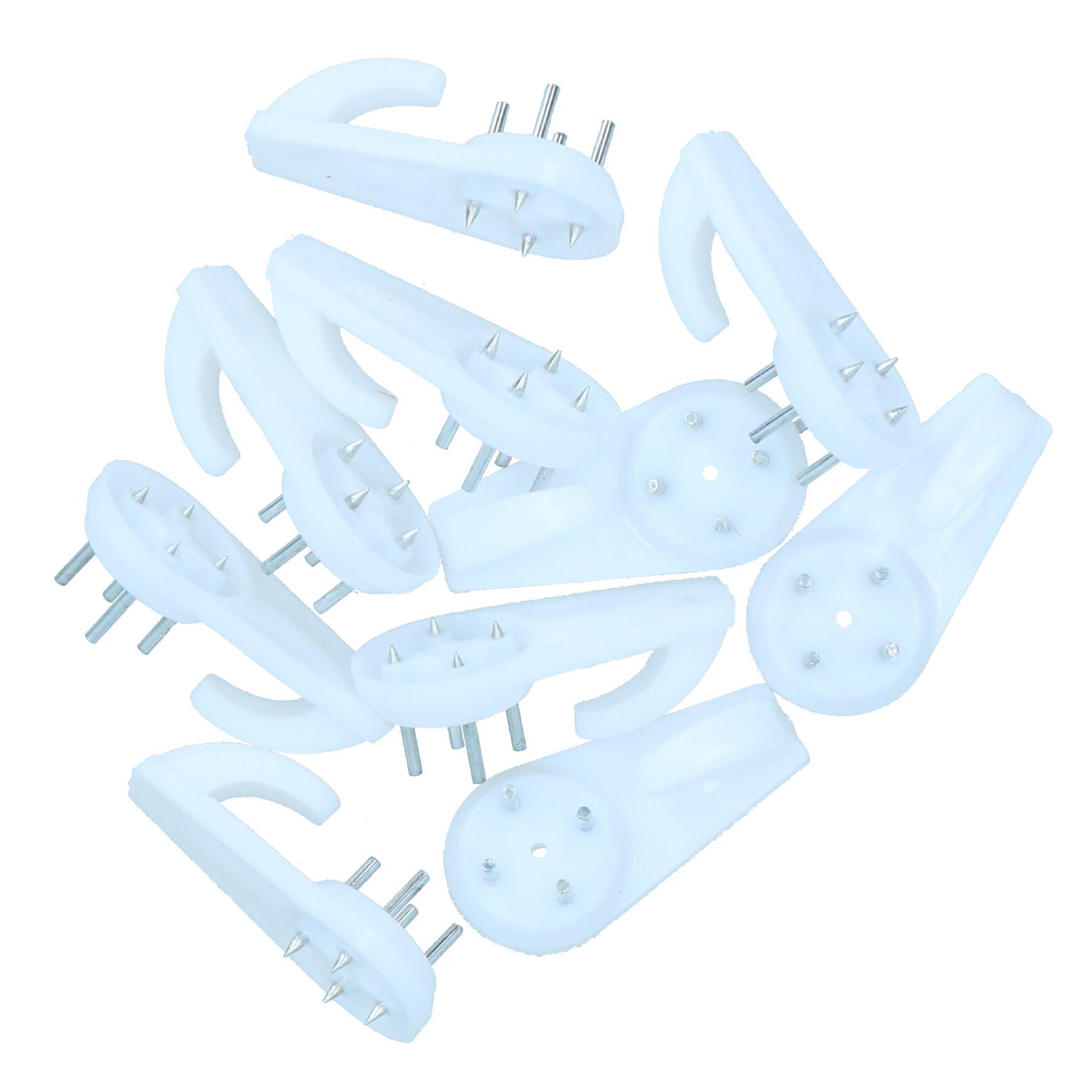 Hard Wall Nail In Hanging Hooks For Photo Frames Mirrors Pictures 40mm Large - Picture 18 of 21