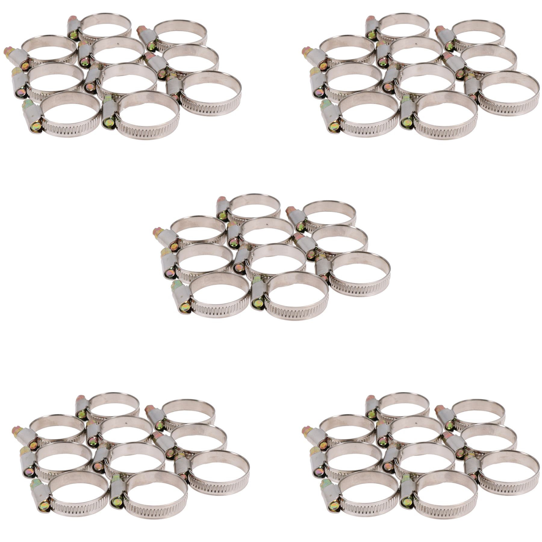 Abrazaderas de manguera Jubilee de acero inoxidable de 8 mm a 60 mm clips aire agua combustible gas - Imagen 4 de 5
