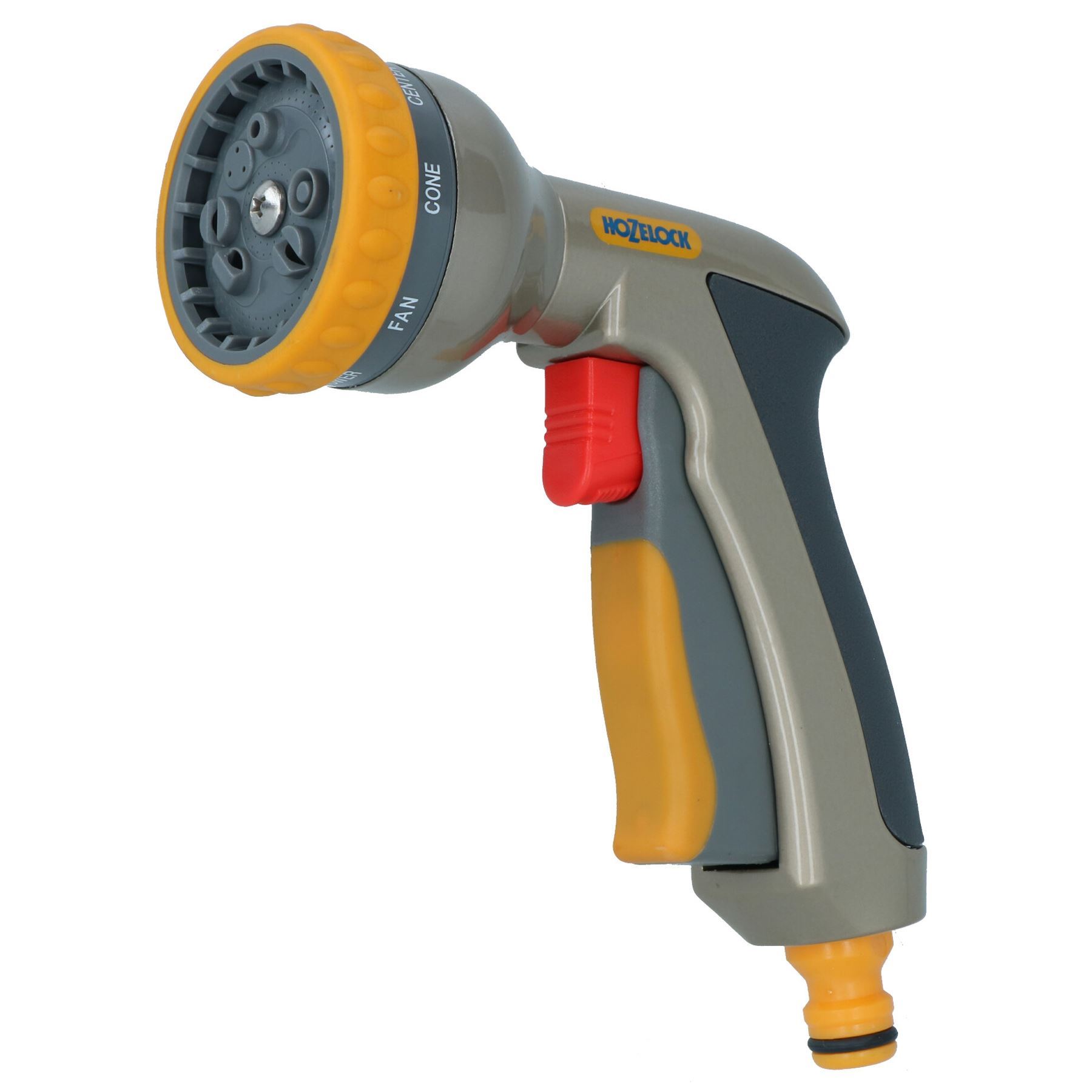 Hozelock Multi Plus Spray Gun Water Nozzle Hose Pipe 8 Function Metal Cleaning - Picture 19 of 21