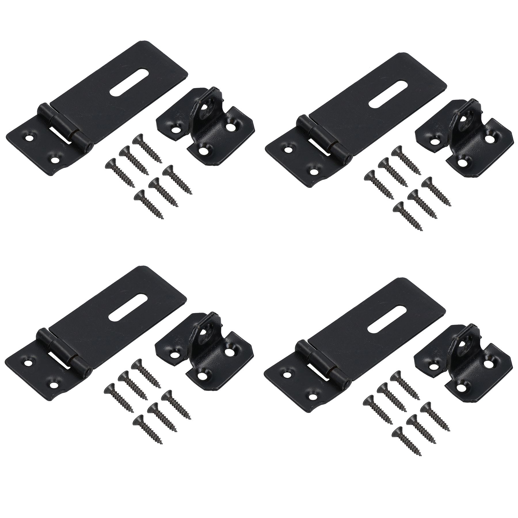 Cerradura de seguridad de alta resistencia y grapas de 3” (75 mm) para puertas cobertizos puertas - Imagen 6 de 6