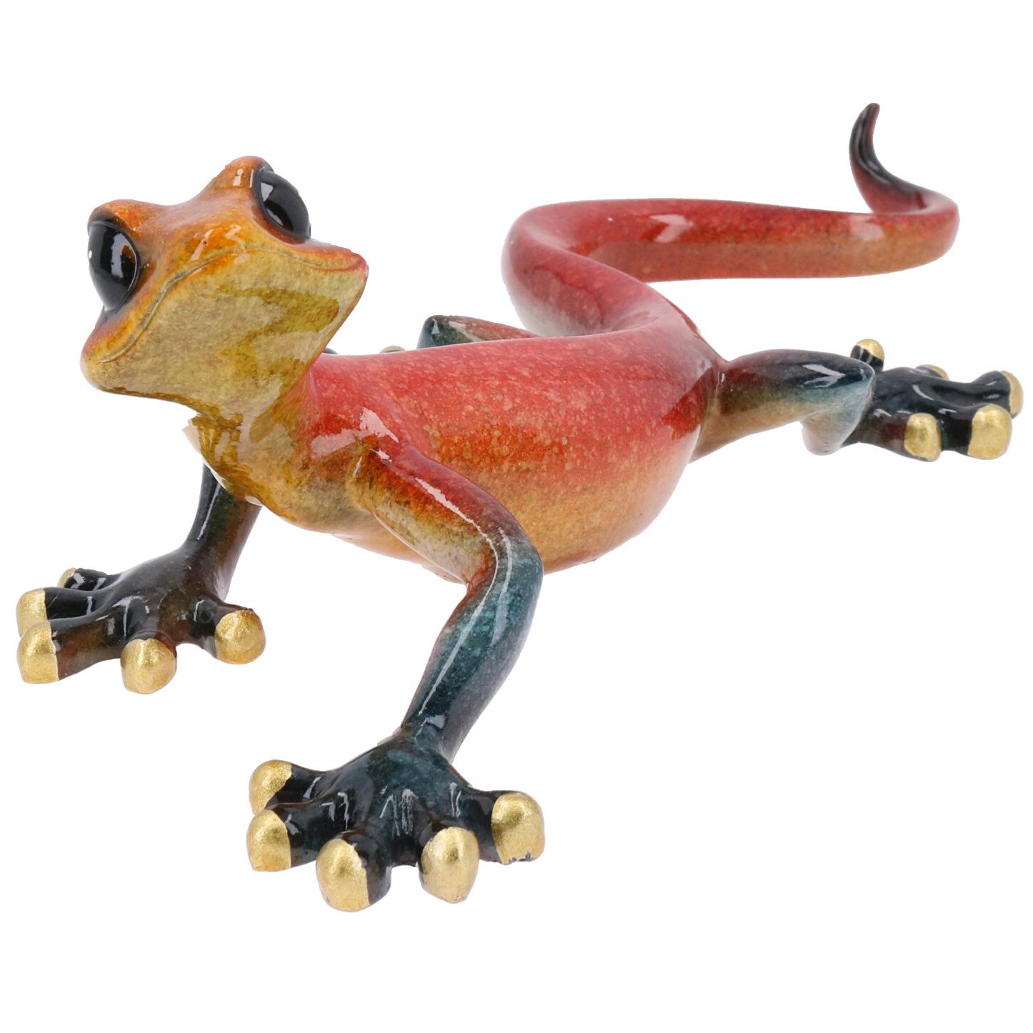 Gecko Lizard Resin Wall Shed Fence Sculpture Decor Statue Ornament House - Picture 19 of 29