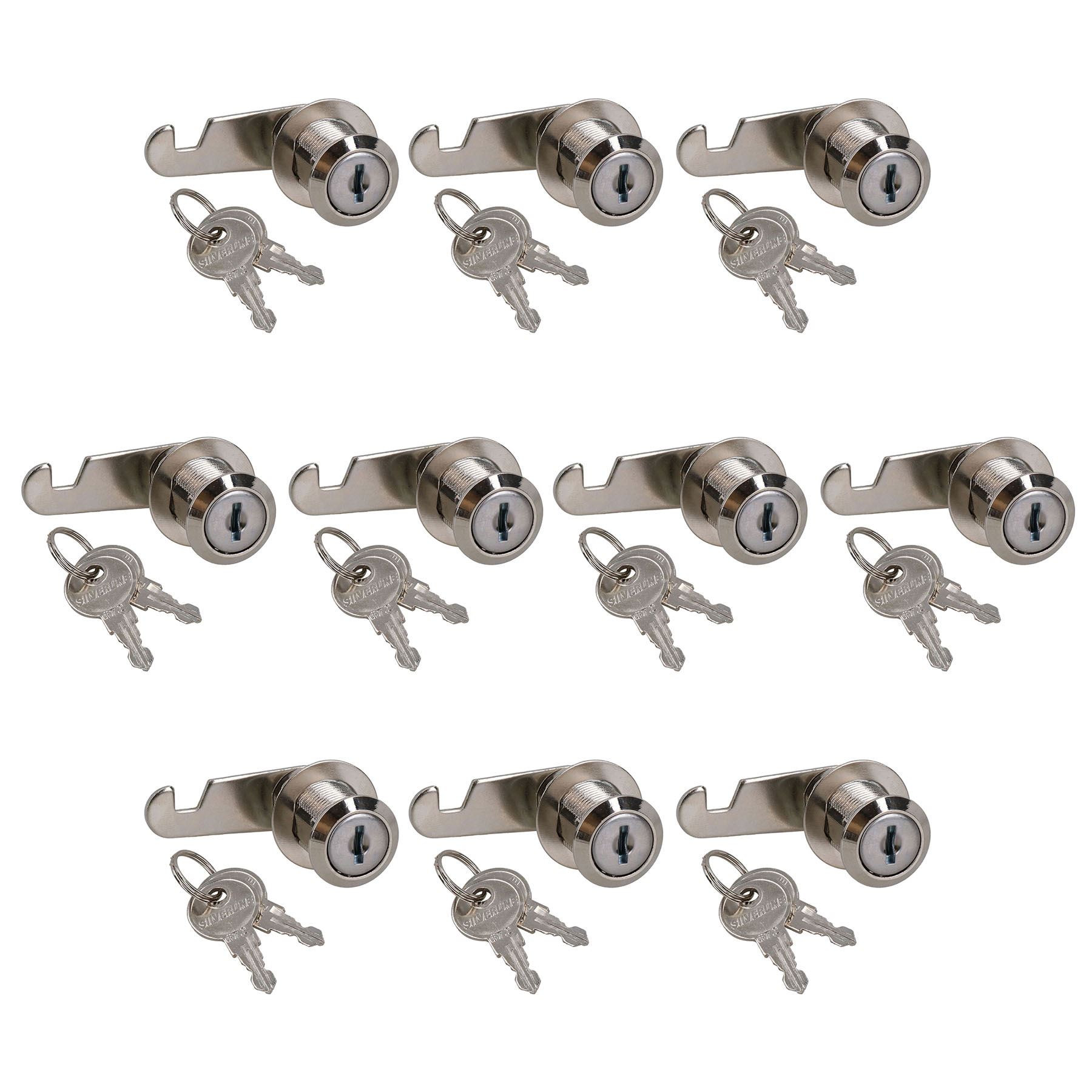 32mm Cam Lock Camlock Drawer Door Fastener Locker Cabinet Mailbox 2 Keys - Picture 14 of 17