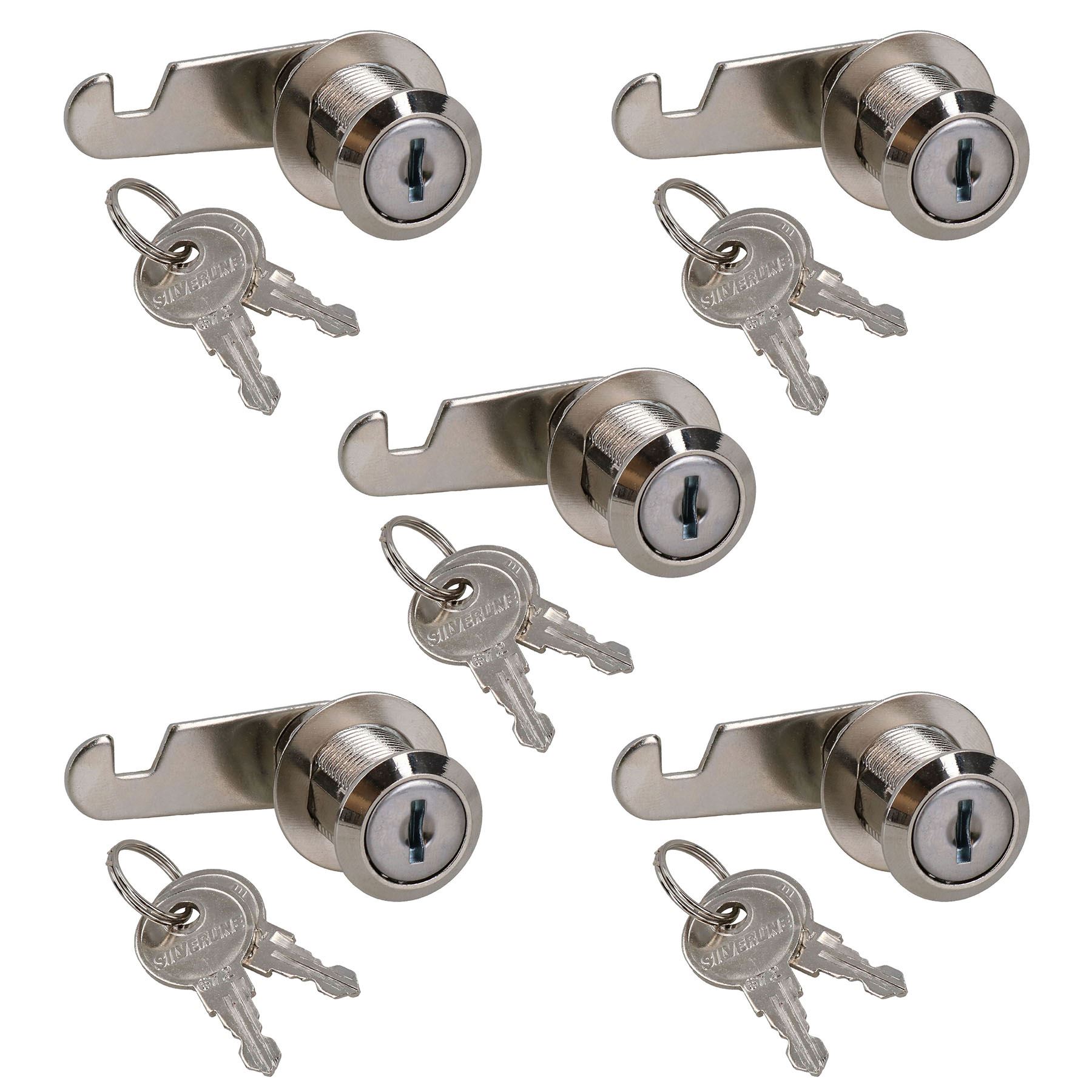 32mm Cam Lock Camlock Drawer Door Fastener Locker Cabinet Mailbox 2 Keys - Picture 10 of 17